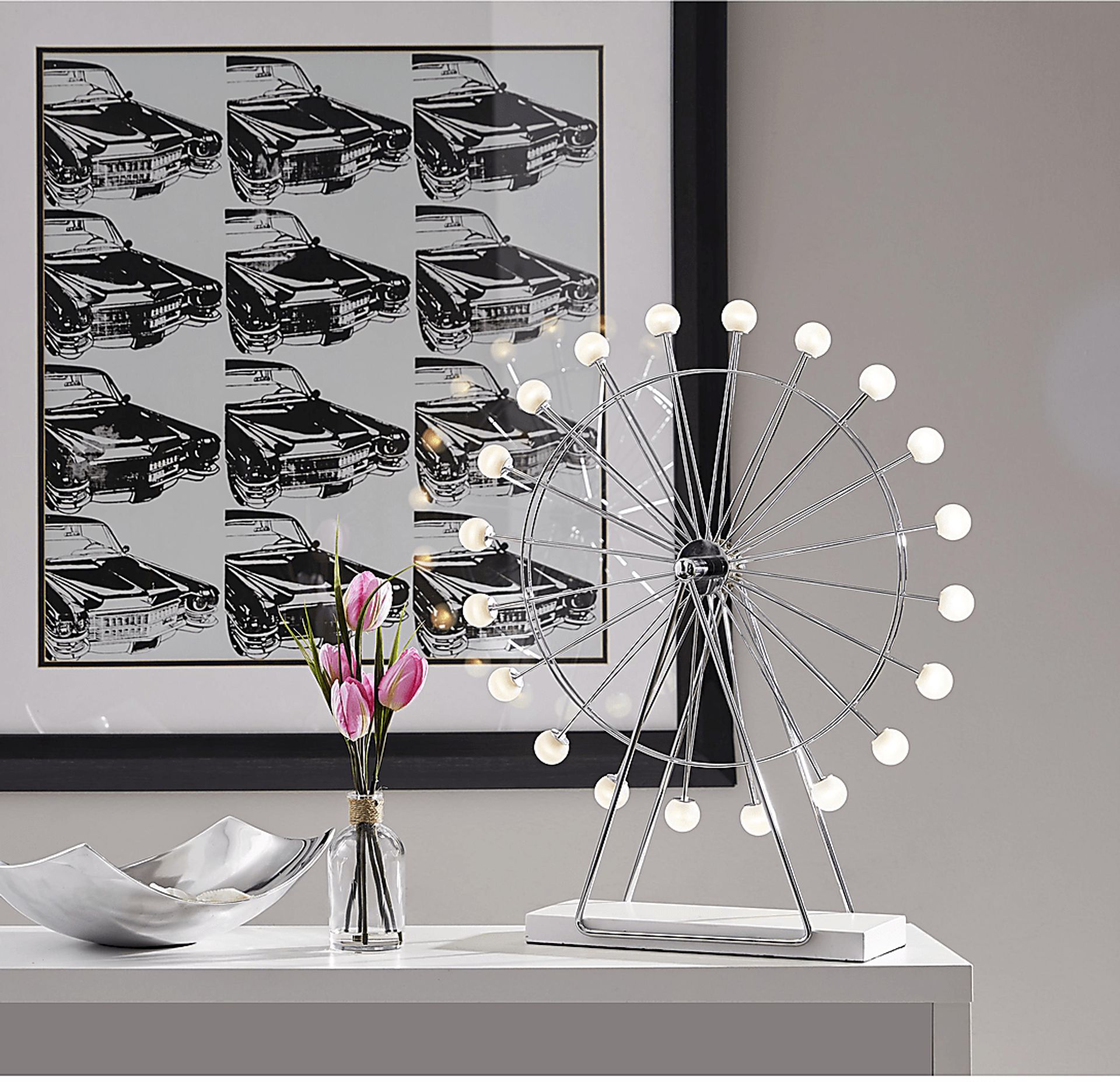 Kids Anglio Silver Table Lamp - Image 3