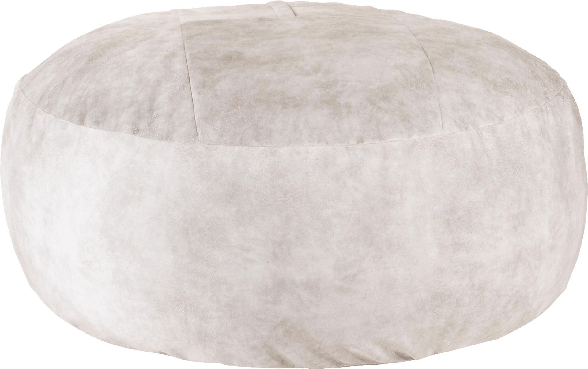 Kids Aniline I White Bean Bag Chair - Image 1
