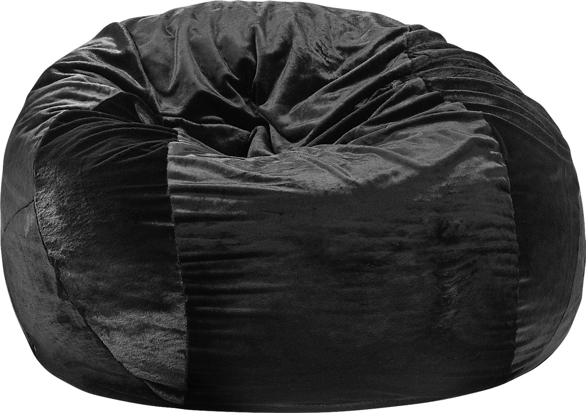 Kids Aniline II Black Bean Bag Chair - Image 1