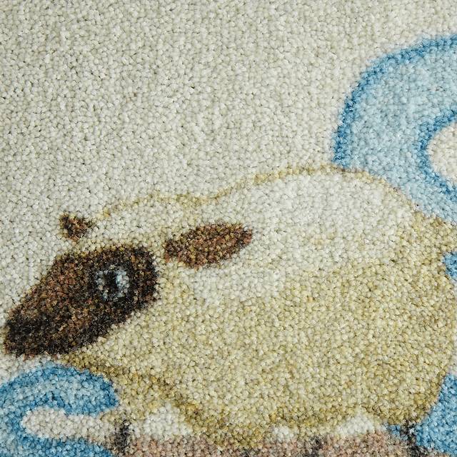 Kids Animal Alphabet White 5' x 8' Rug - Thumbnail - Image 4