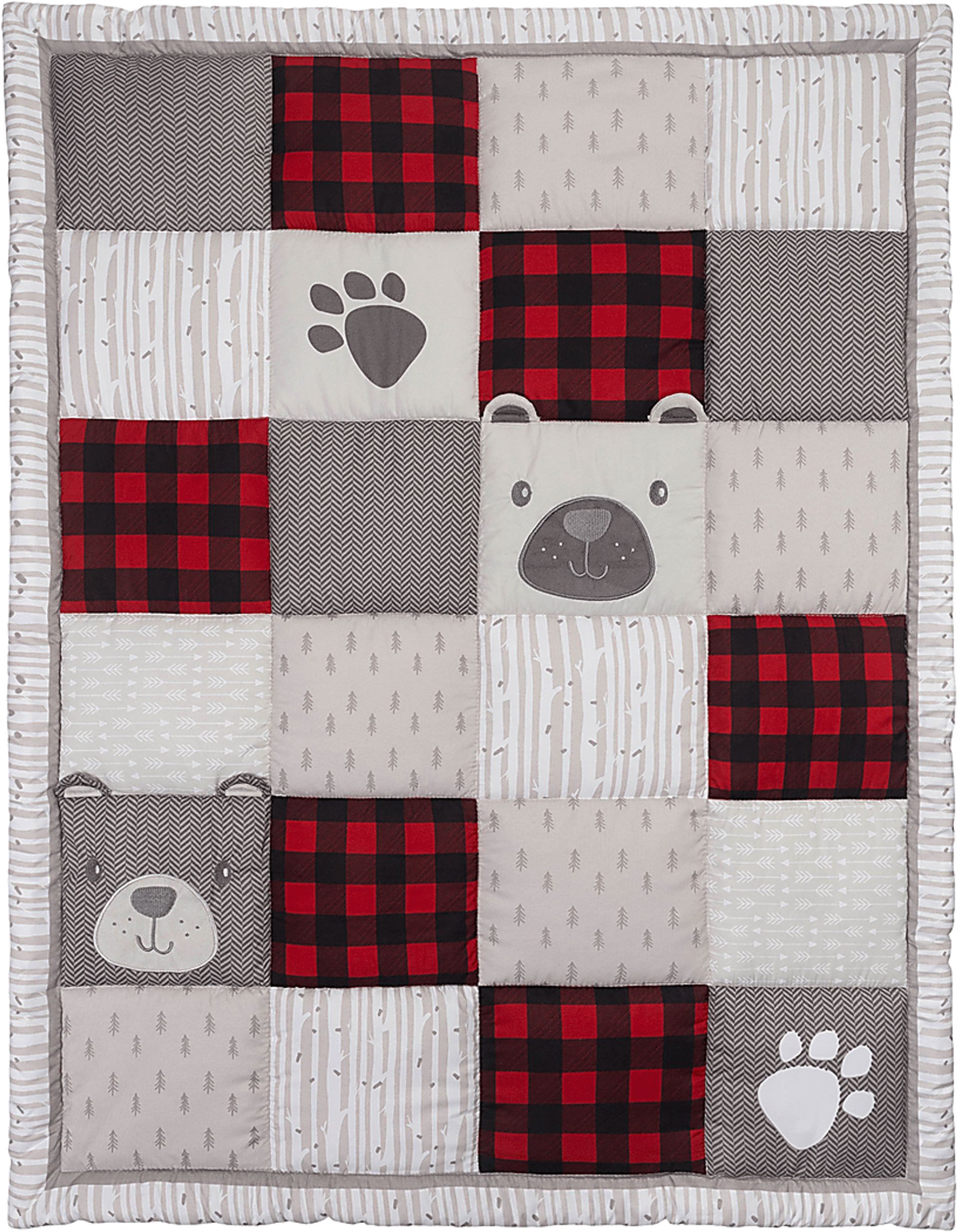 Kids Anouk Red 4 Pc Baby Bedding Set - Image 4