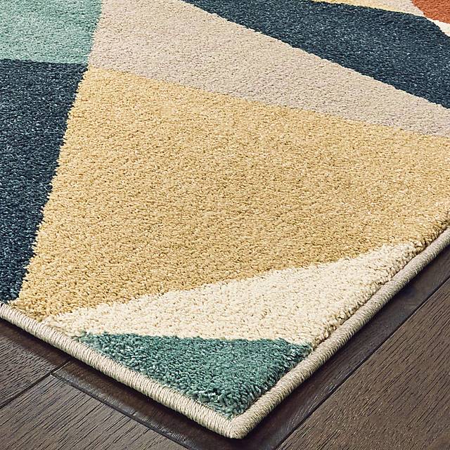 Kids Anpona Blue 5' x 7' Rug - Thumbnail - Image 3