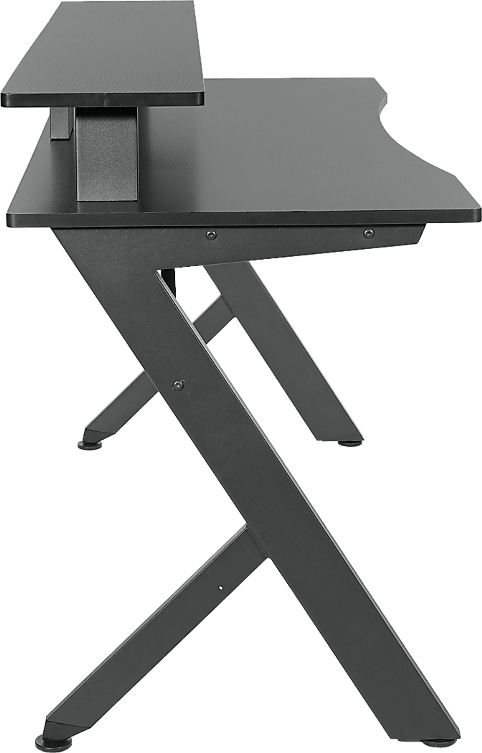Antinous Black 54 in. PC Gaming Desk - Image 4