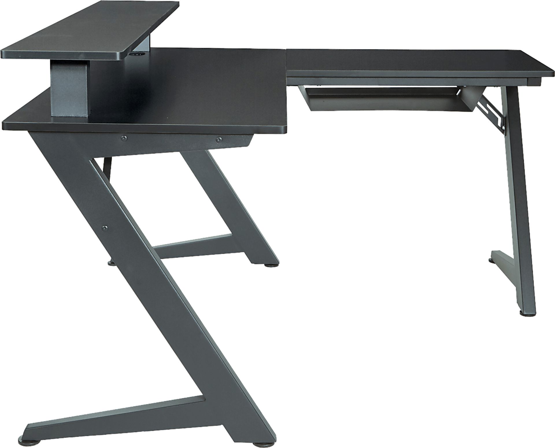 Antinous Black L-Shaped Gaming Desk - Image 4