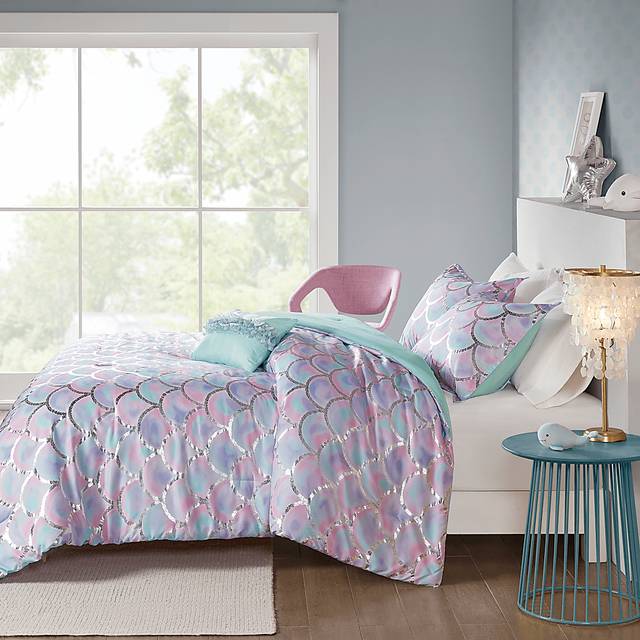Kids Aquapolis Purple 4 Pc Full/Queen Comforter Set - Thumbnail - Image 3