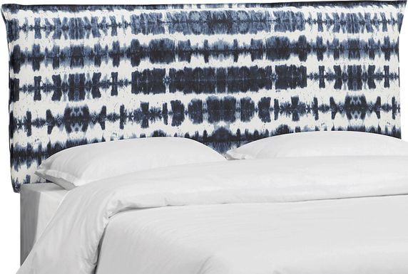 Kids Aravis Navy Full Upholstered Headboard