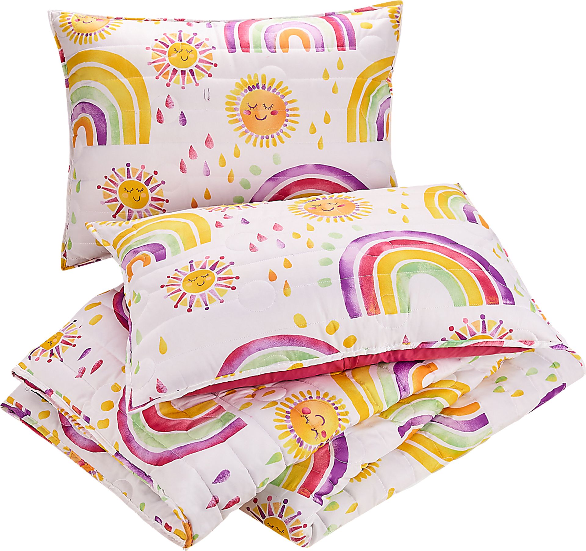Kids Arcle Pink Full/Queen Quilt Set - Image 4