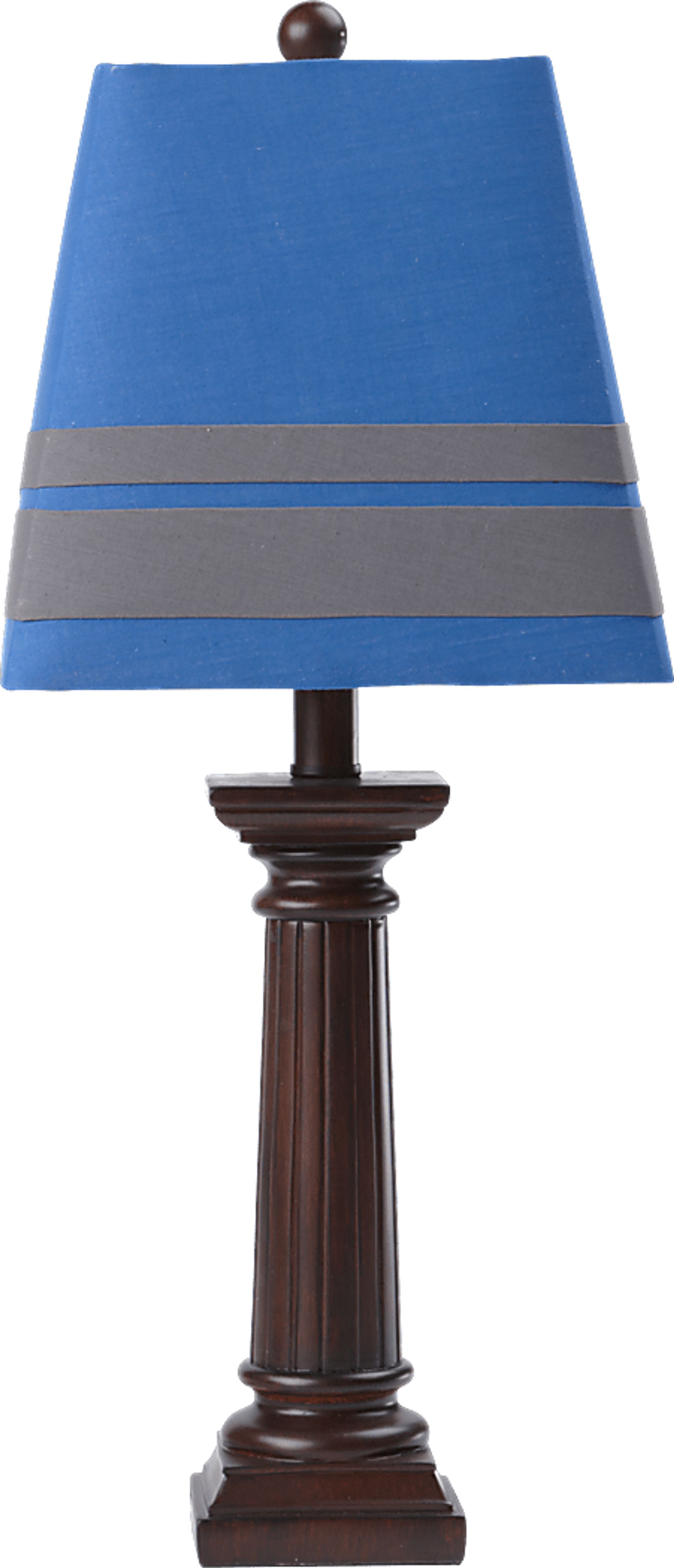 Kids Ares Pillar Blue and Gray Lamp - Image 1