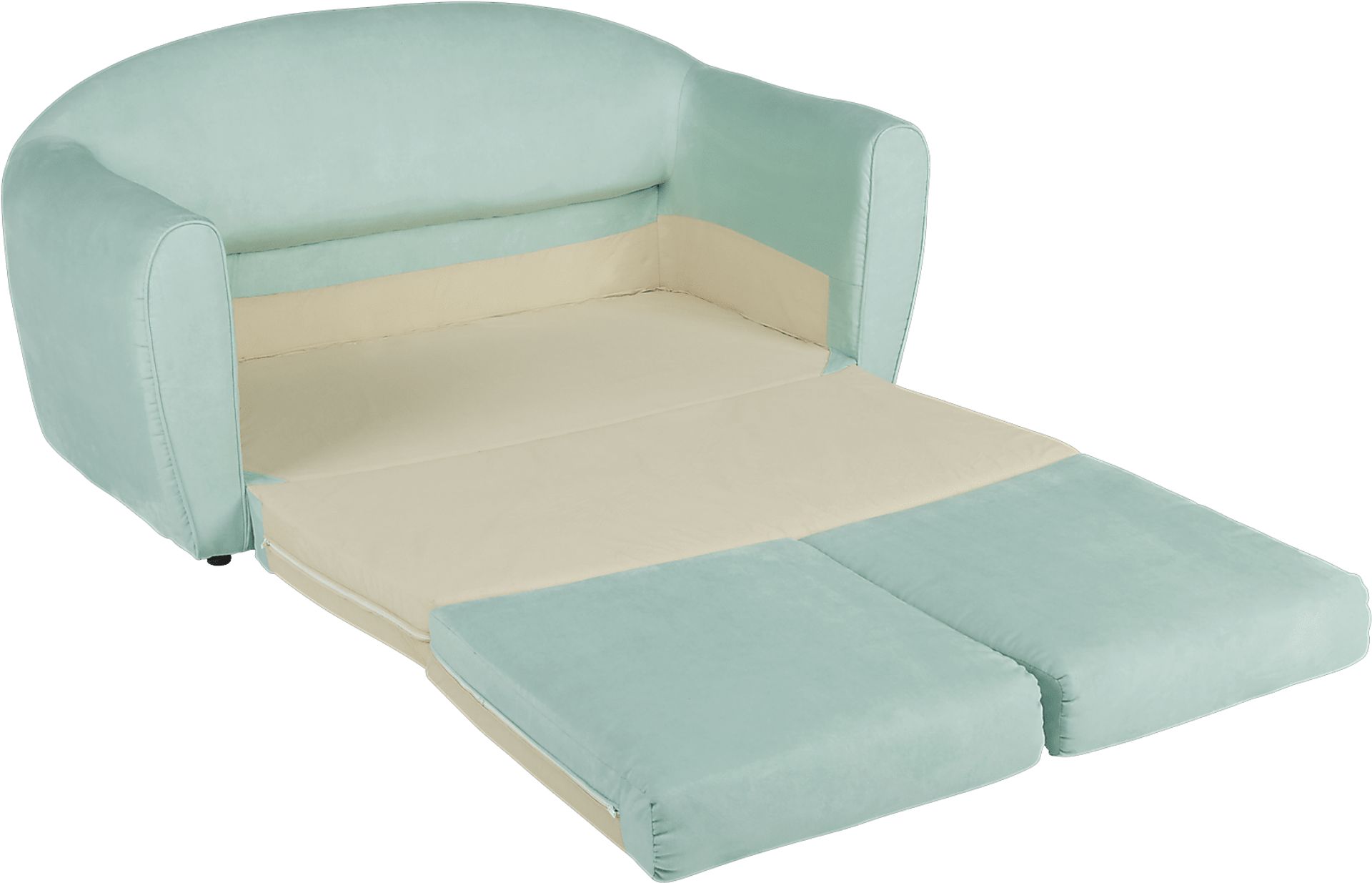 Kids Arezzo Mint Sleeper Sofa - Image 4