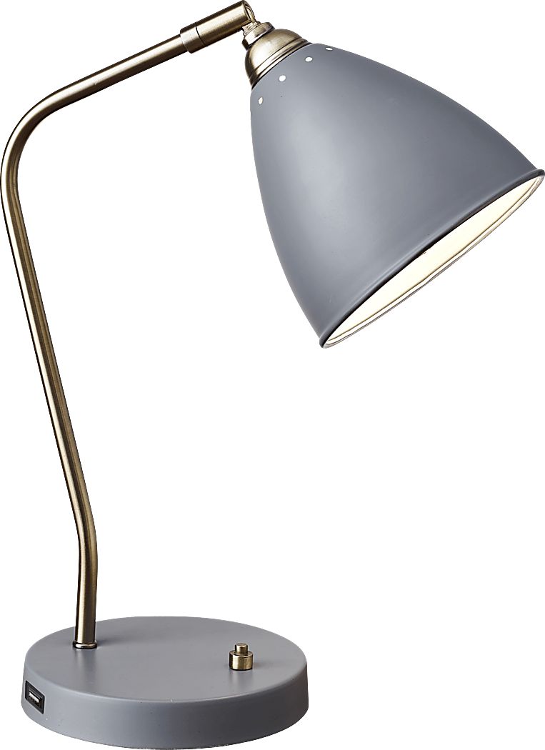 Arginis Gray Lamp | Rooms to Go