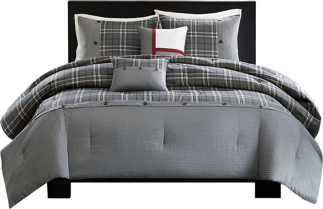 Kids Arigo Gray Full Comforter Set - Thumbnail - Image 1