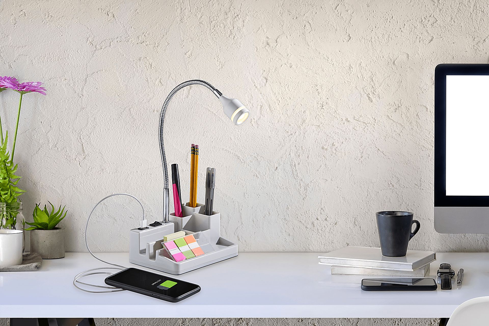 Kids Arkell White Table Lamp - Image 8