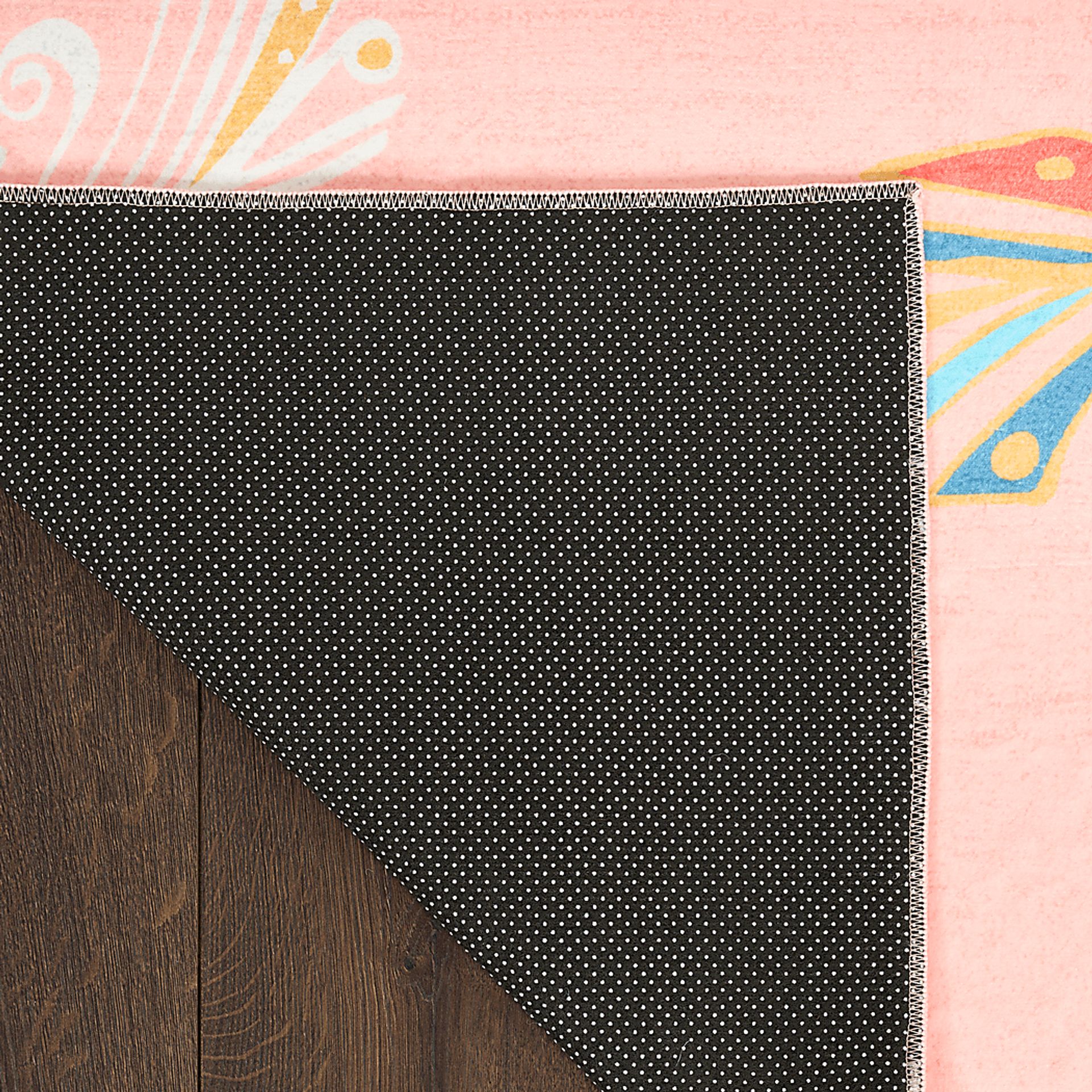 Kids Arlo Feather Pink 6'6 x 9'2 Rug - Image 5