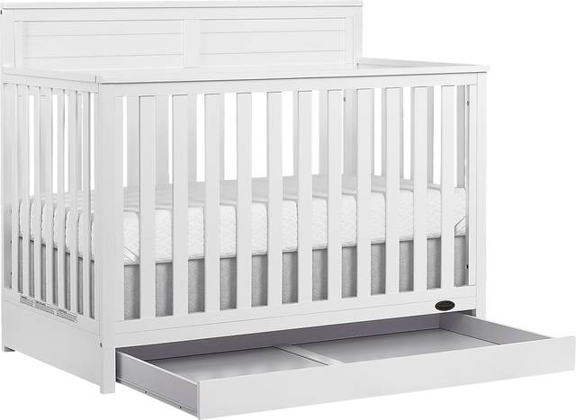Kids Aroro White Convertible Crib - Thumbnail - Image 3