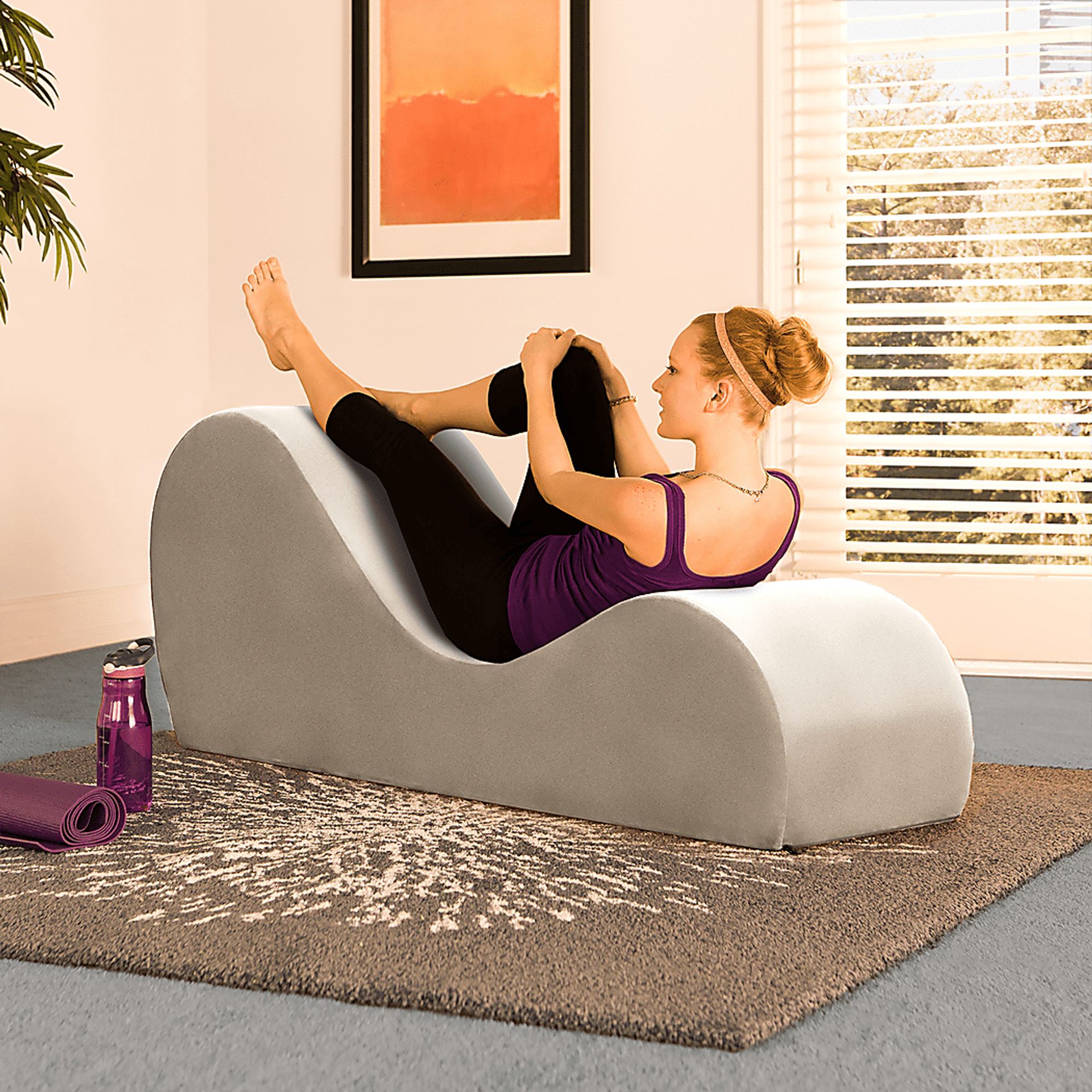 Kids Asanna Beige Lounge Chair - Image 5