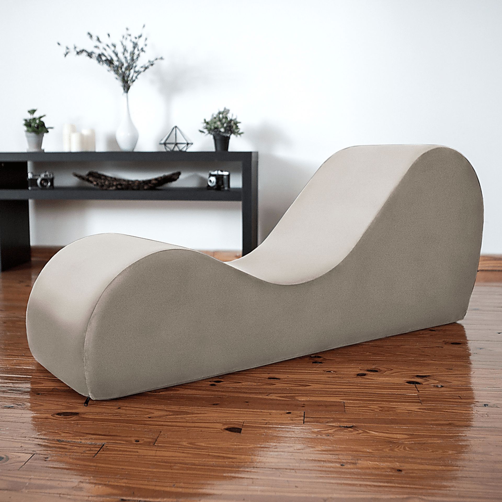 Kids Asanna Beige Lounge Chair - Image 7