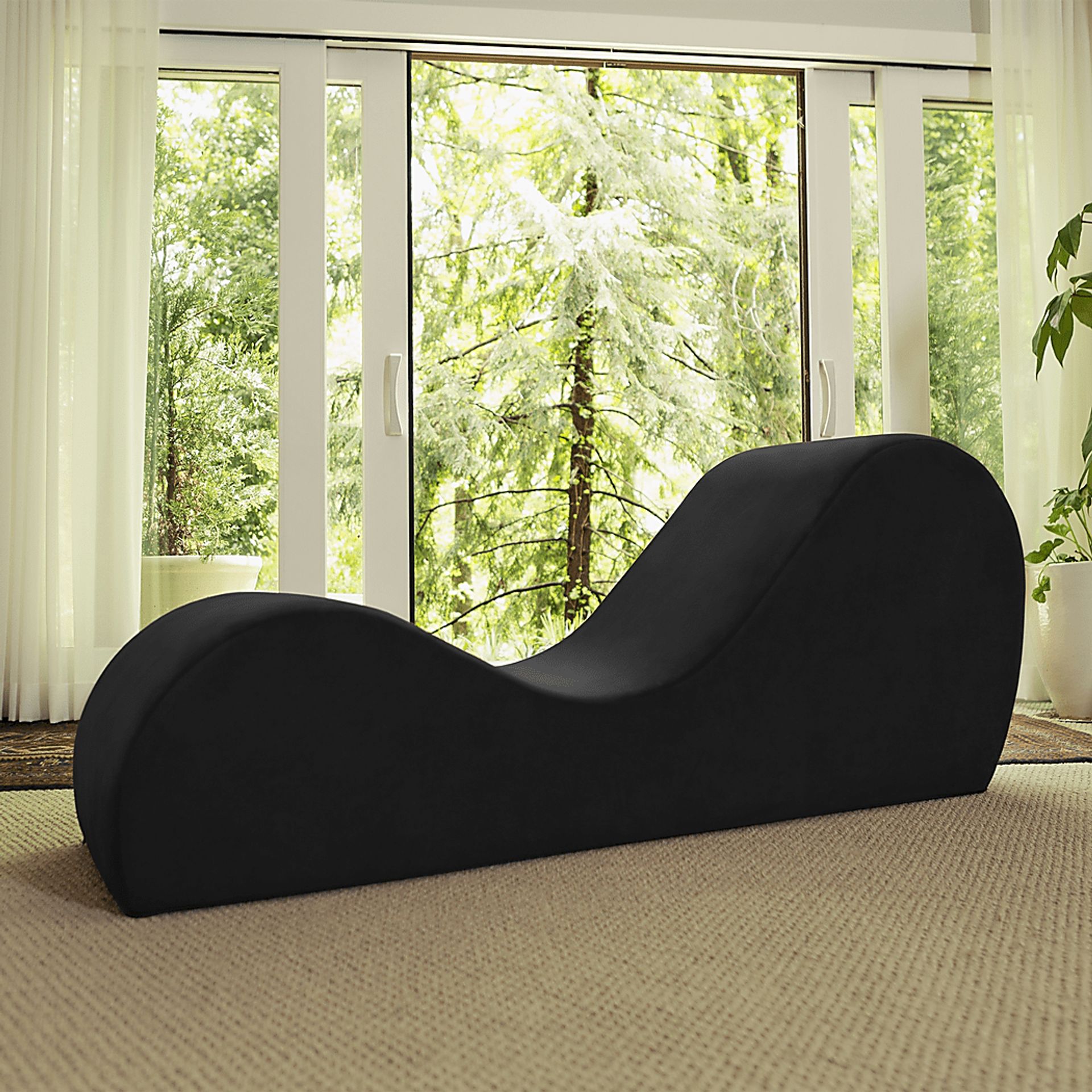 Kids Asanna Black Lounge Chair - Image 3