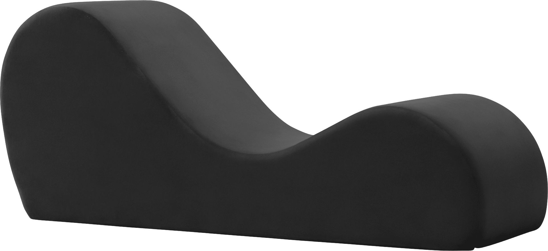 Kids Asanna Black Lounge Chair - Image 1