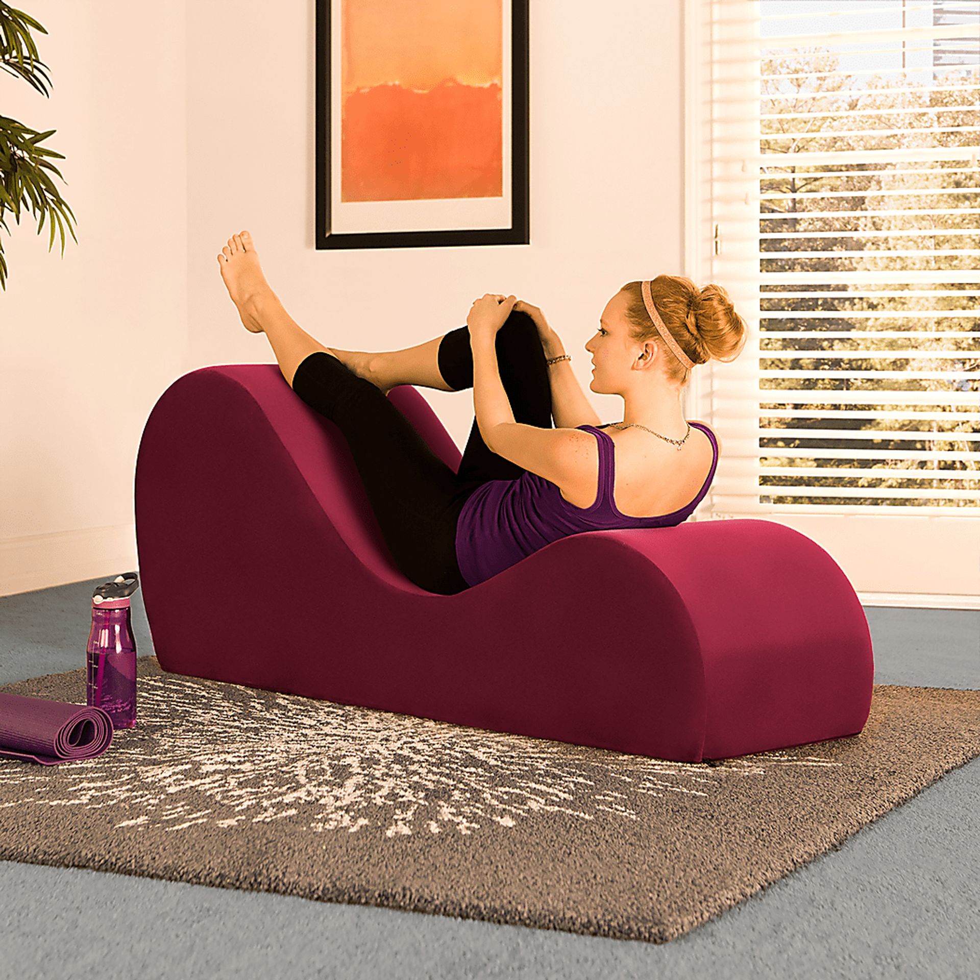 Kids Asanna Red Lounge Chair - Image 5