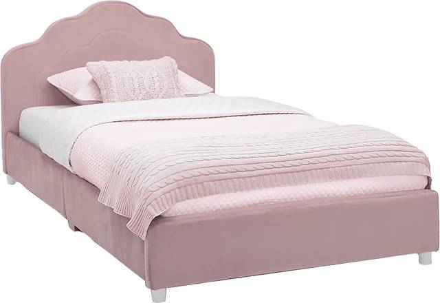 Kids Asecli Pink Twin Bed - Thumbnail - Image 1