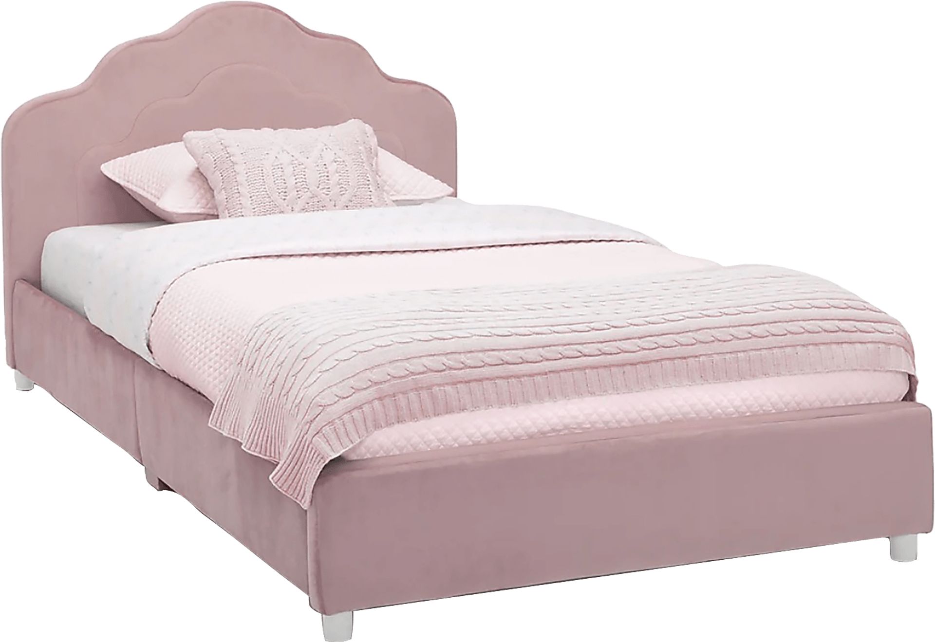 Kids Asecli Pink Twin Bed - Image 1