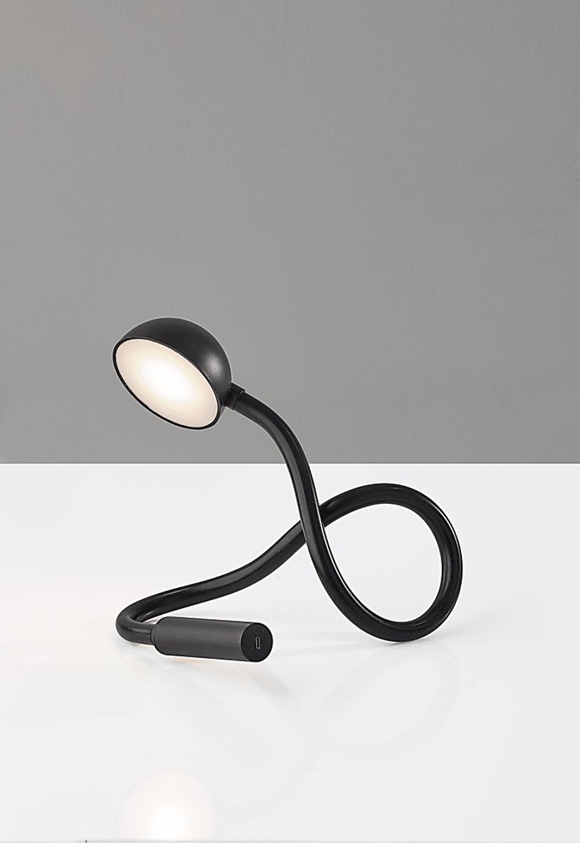 Kids Asilo Black Table Lamp