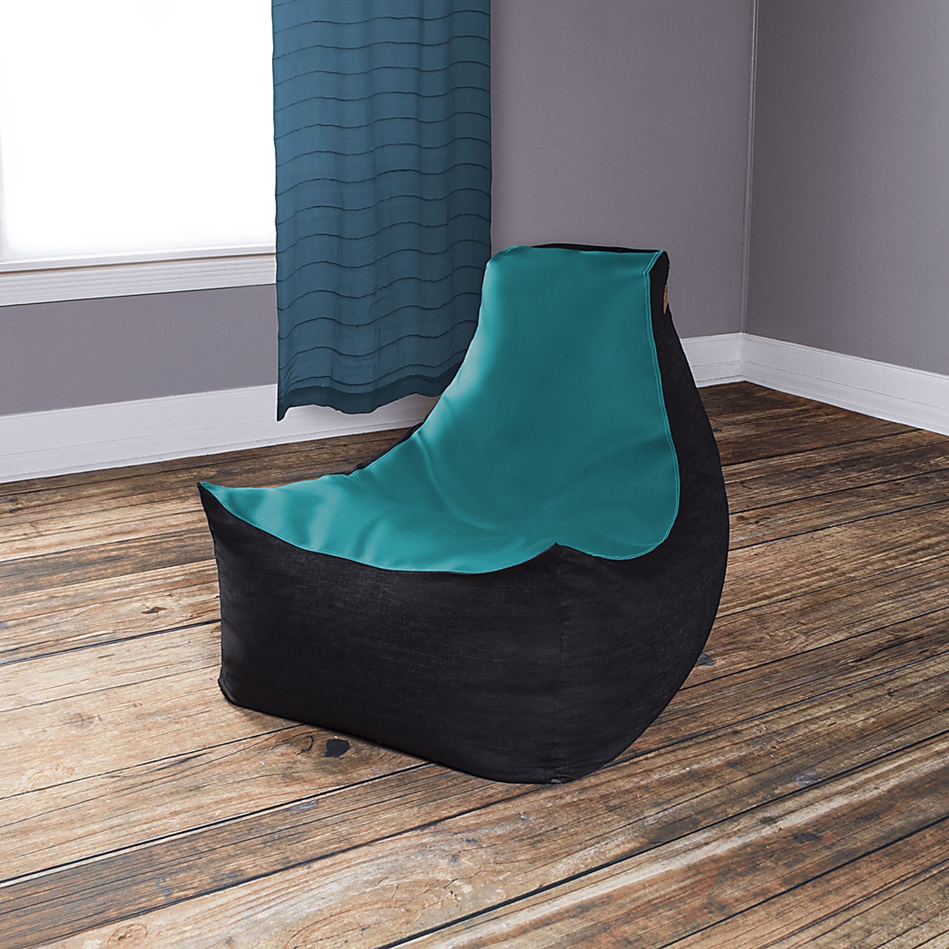 Kids Azani Blue Gaming Bean Bag Chair - Image 6