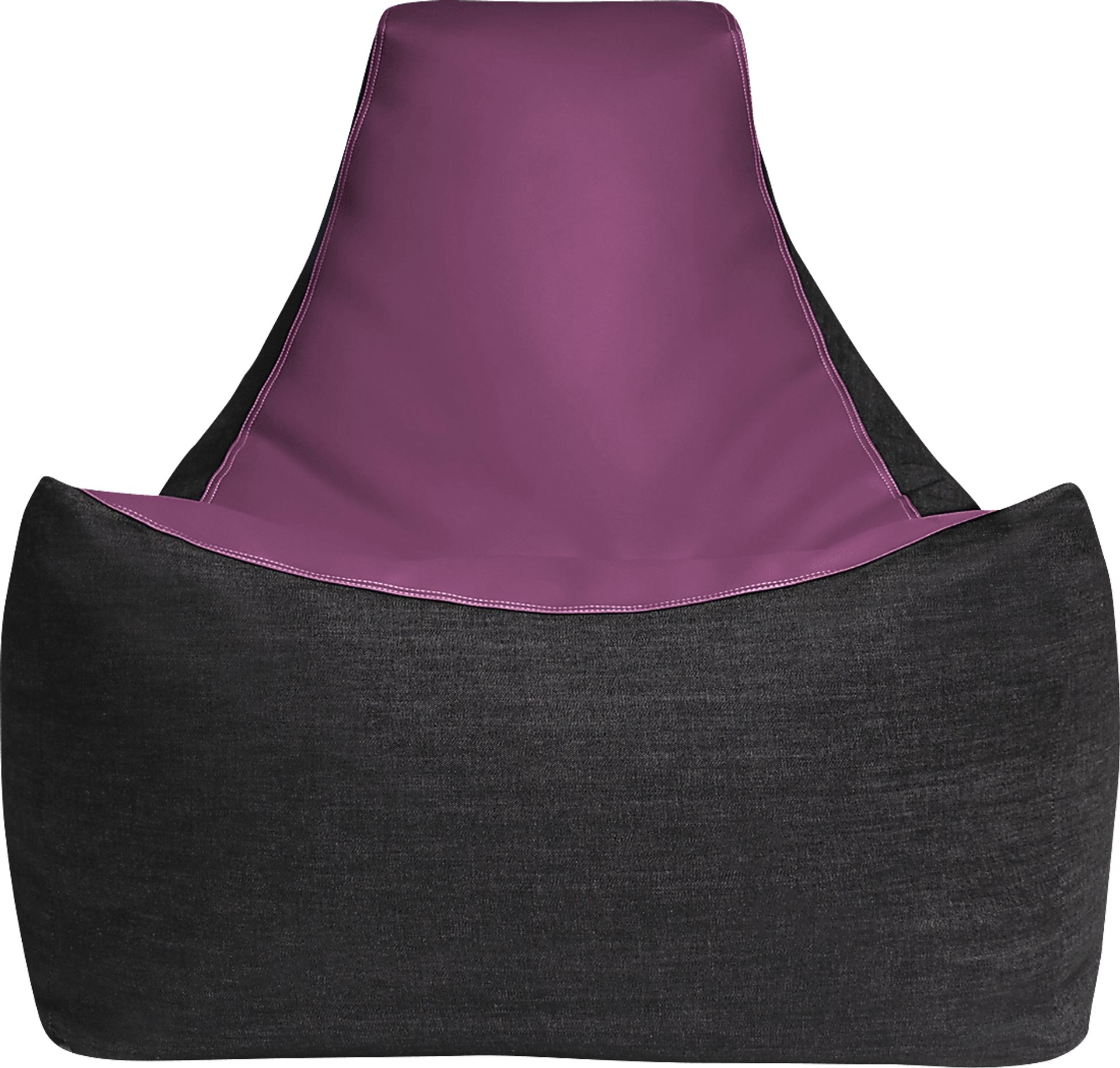 Kids Azani Purple Gaming Bean Bag Chair - Image 2
