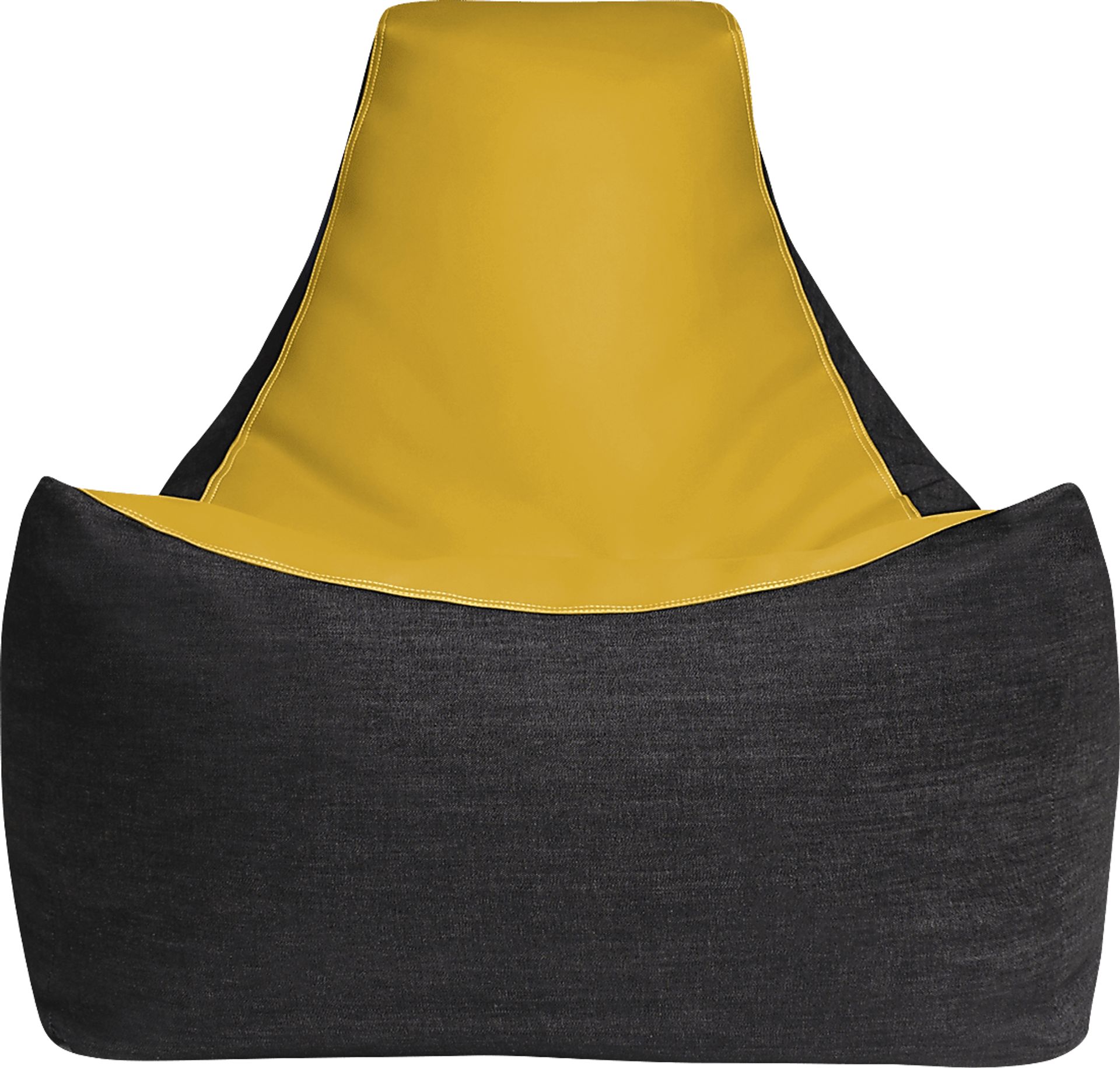 Kids Azani Yellow Gaming Bean Bag Chair - Image 2