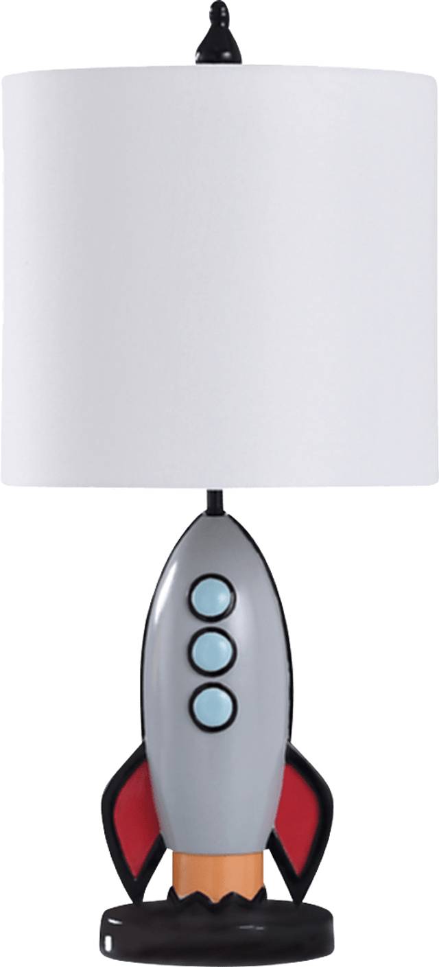 Kids Astronauts Decor Multi Space Shuttle Table Lamp - Thumbnail - Image 1