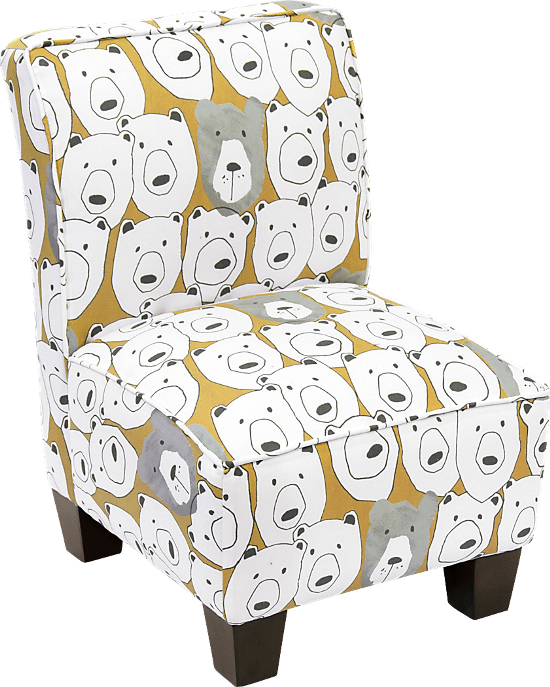 Auggie Yellow Toddler Accent Chair - Image 1