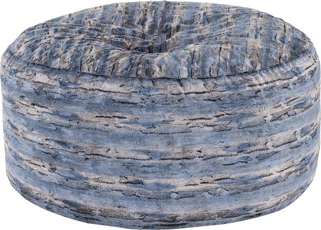 Kids Aull Blue Bean Bag Chair - Thumbnail - Image 1