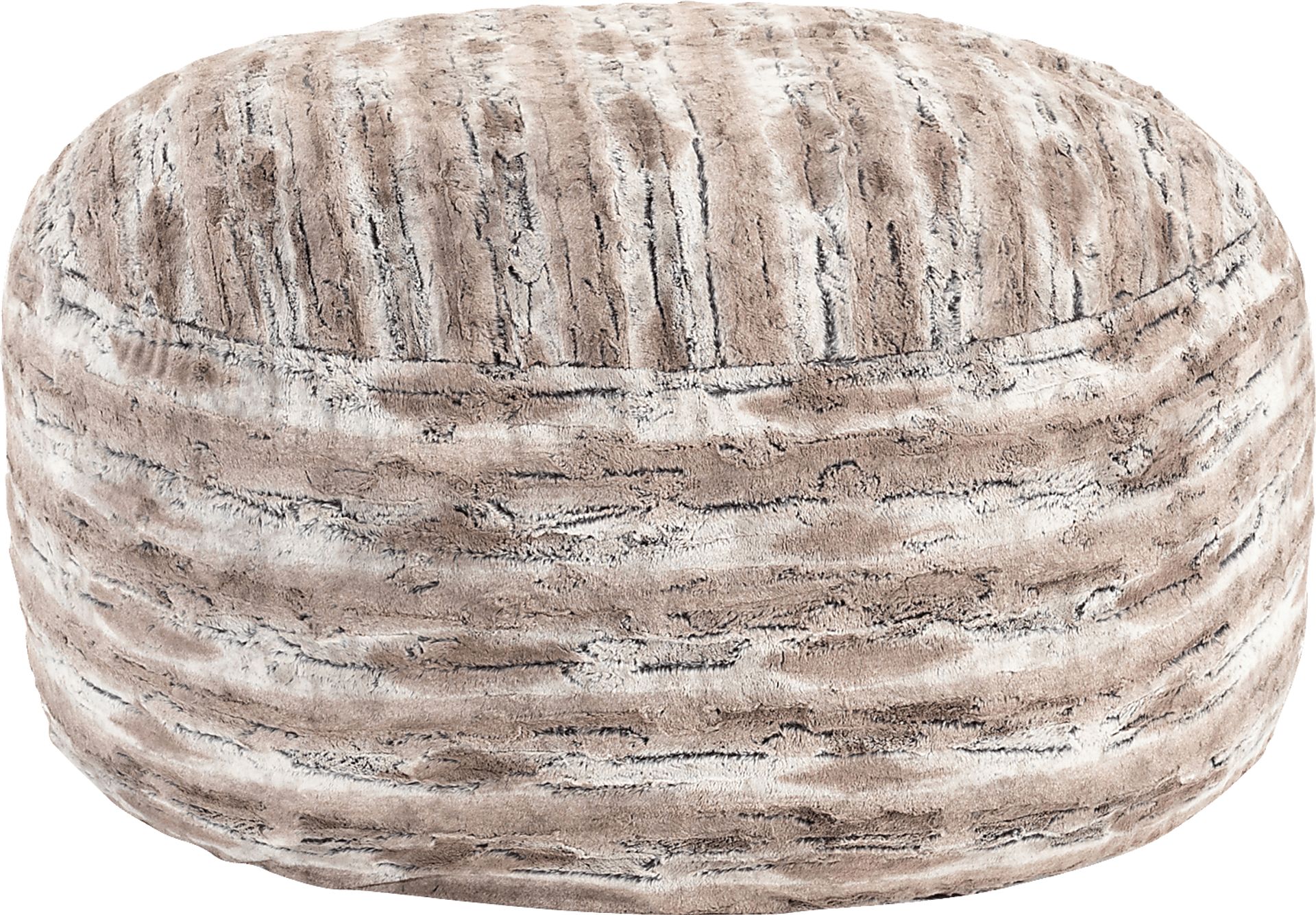 Kids Aull Brown Bean Bag Chair - Image 1