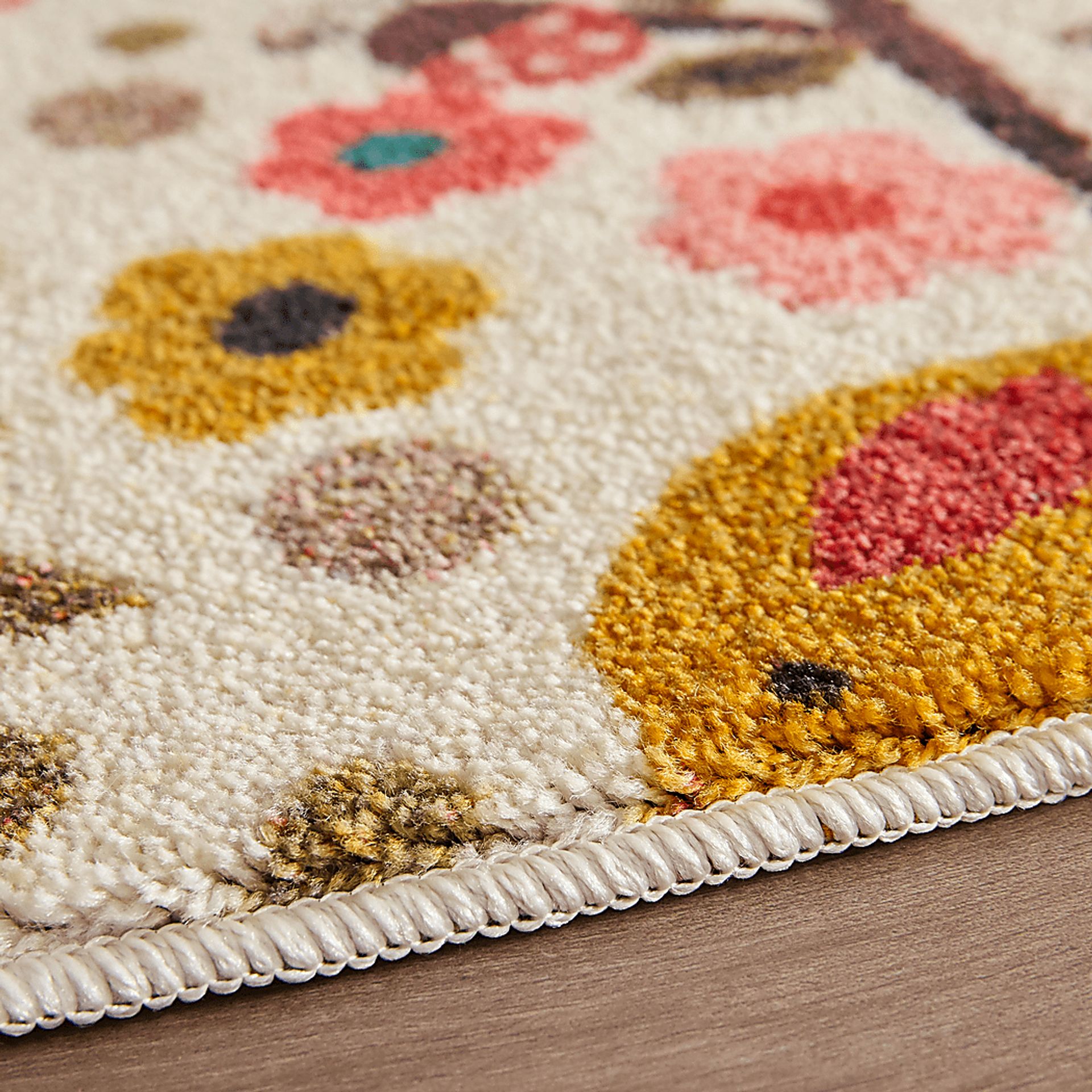 Kids Autumn Forest Beige 5' x 8' Rug - Image 3