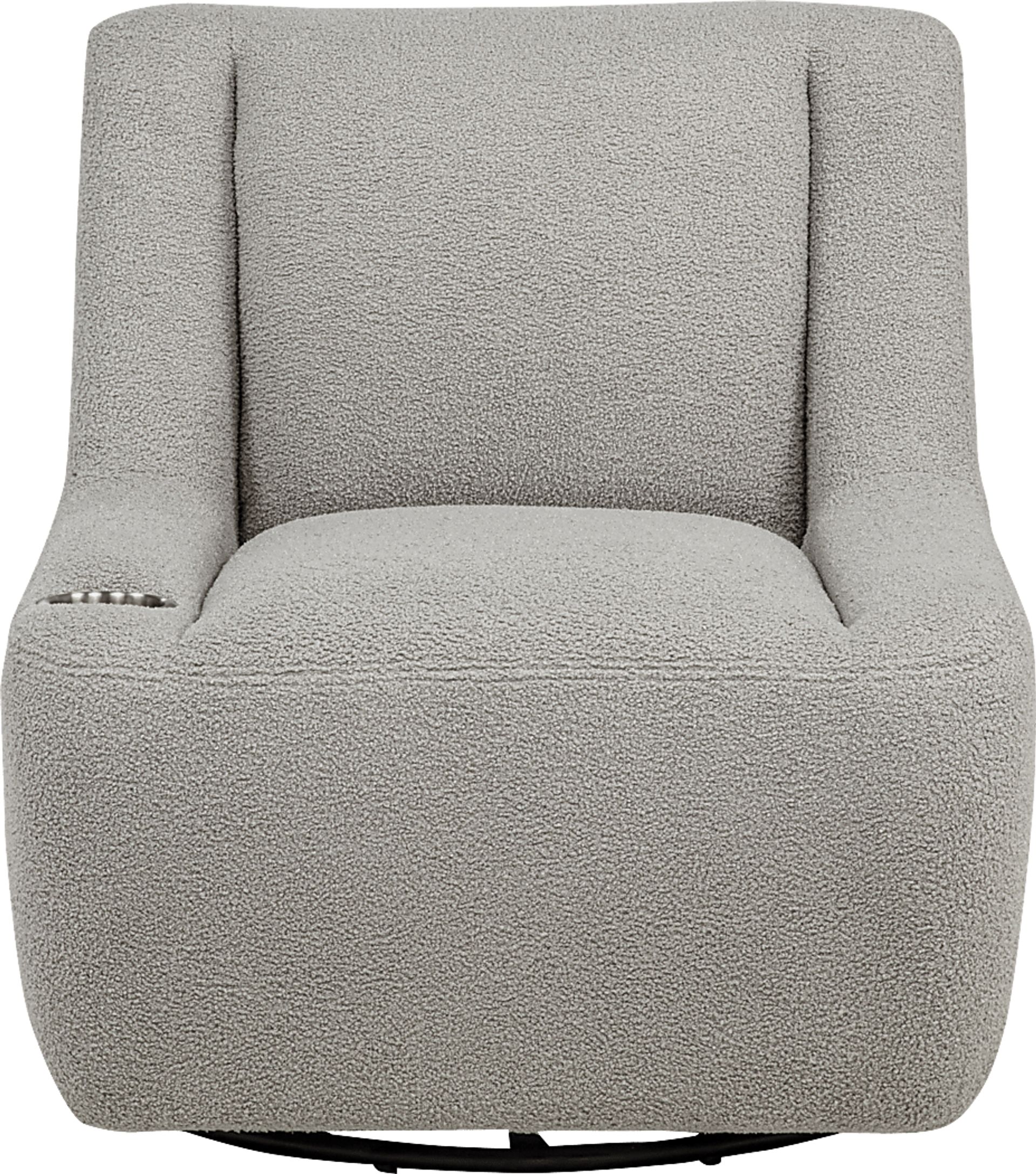 Kids Axel Gray Swivel Chair - Image 2