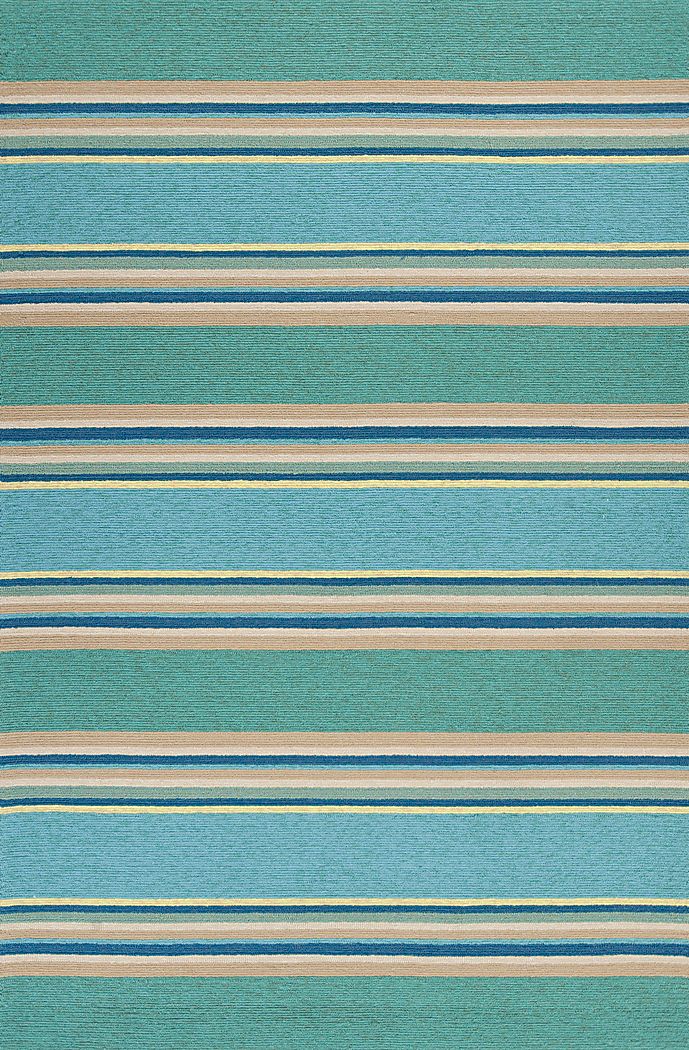 ANINILY Anchor Stripes Pattern Floor Carpet Childrens Room Decoration Round Soft Rugs for Living Room Bedroom Nursery Baby Crawling Play Mat 