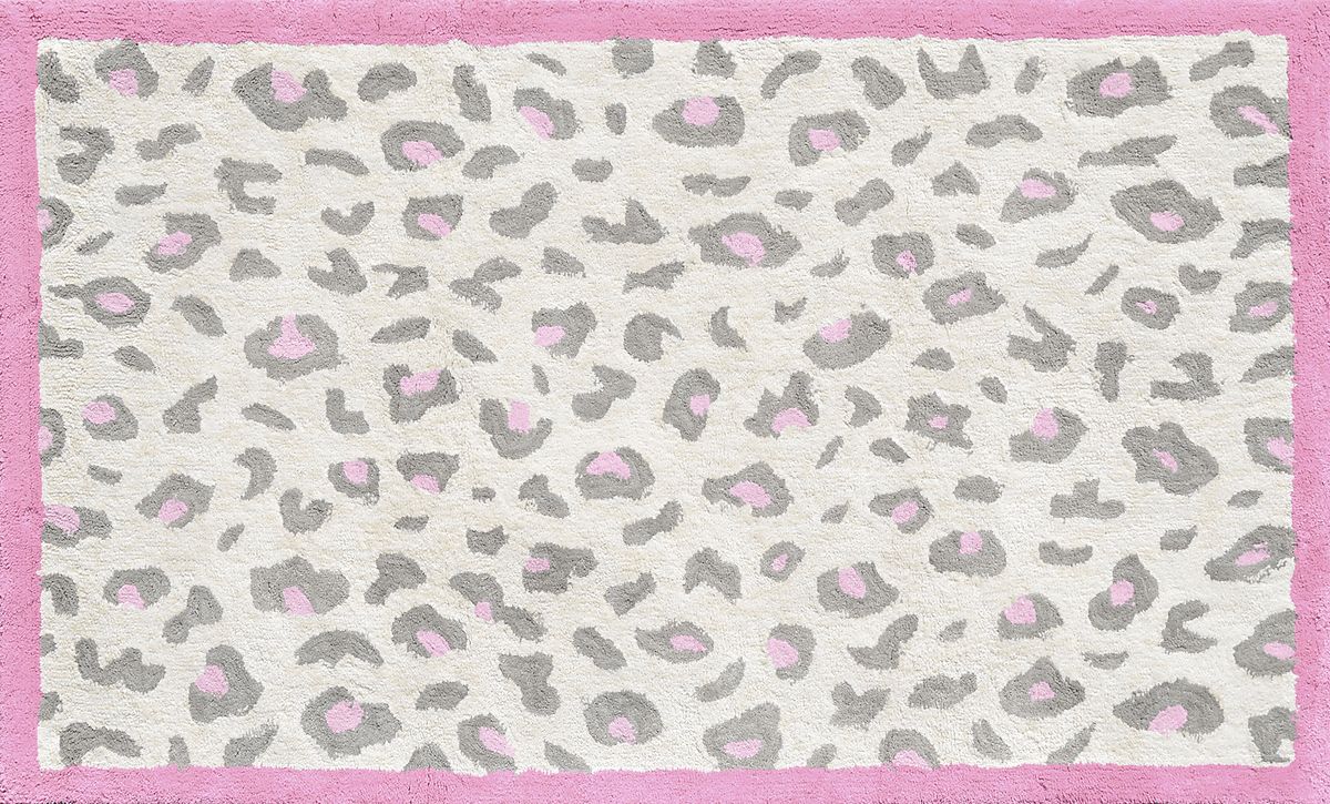 Baby Cheetah Cream Beige Rug Rooms to Go