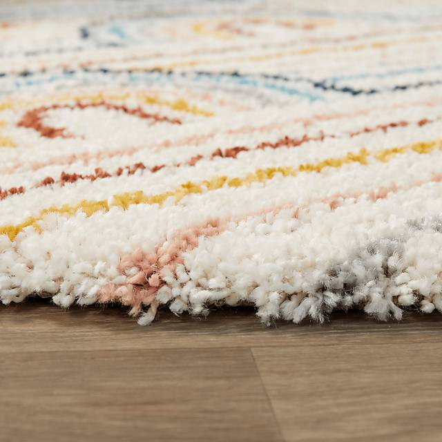Kids Baby Rainbows White 6'7 x 9' Rug - Thumbnail - Image 5
