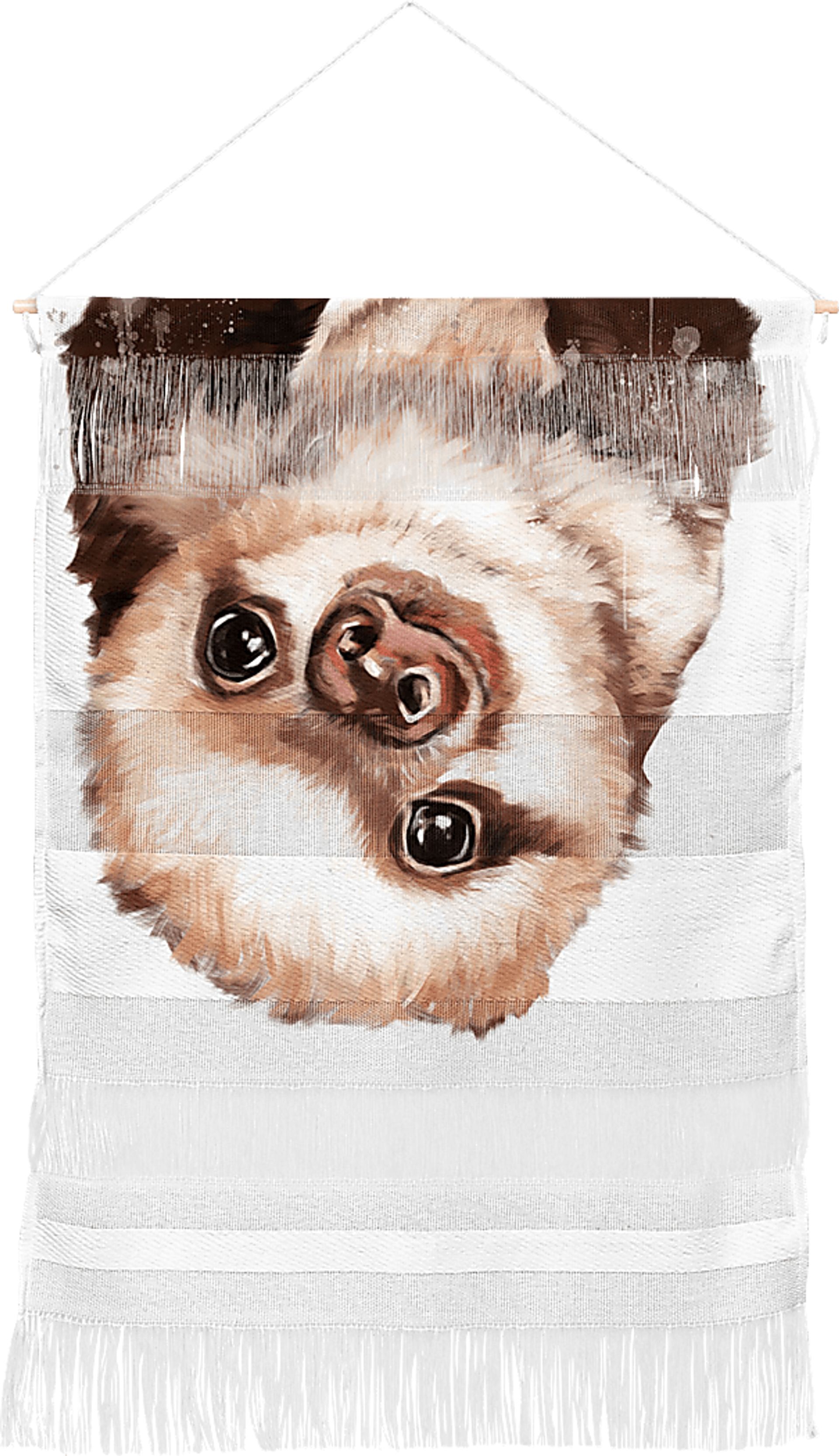 Kids Baby Sloth Gray Wall Decor - Image 1