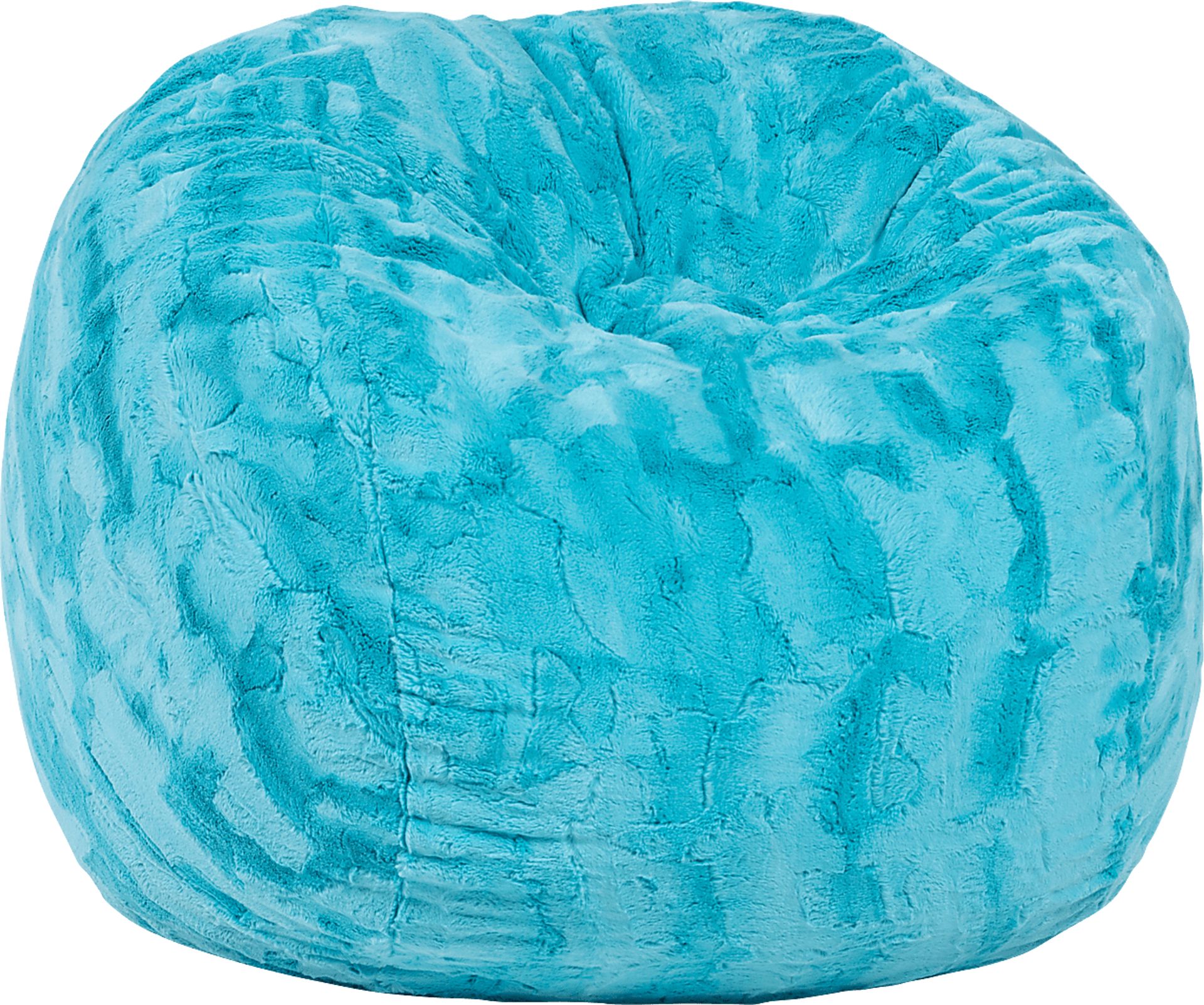 Kids Baigo Blue Bean Bag Chair - Image 1