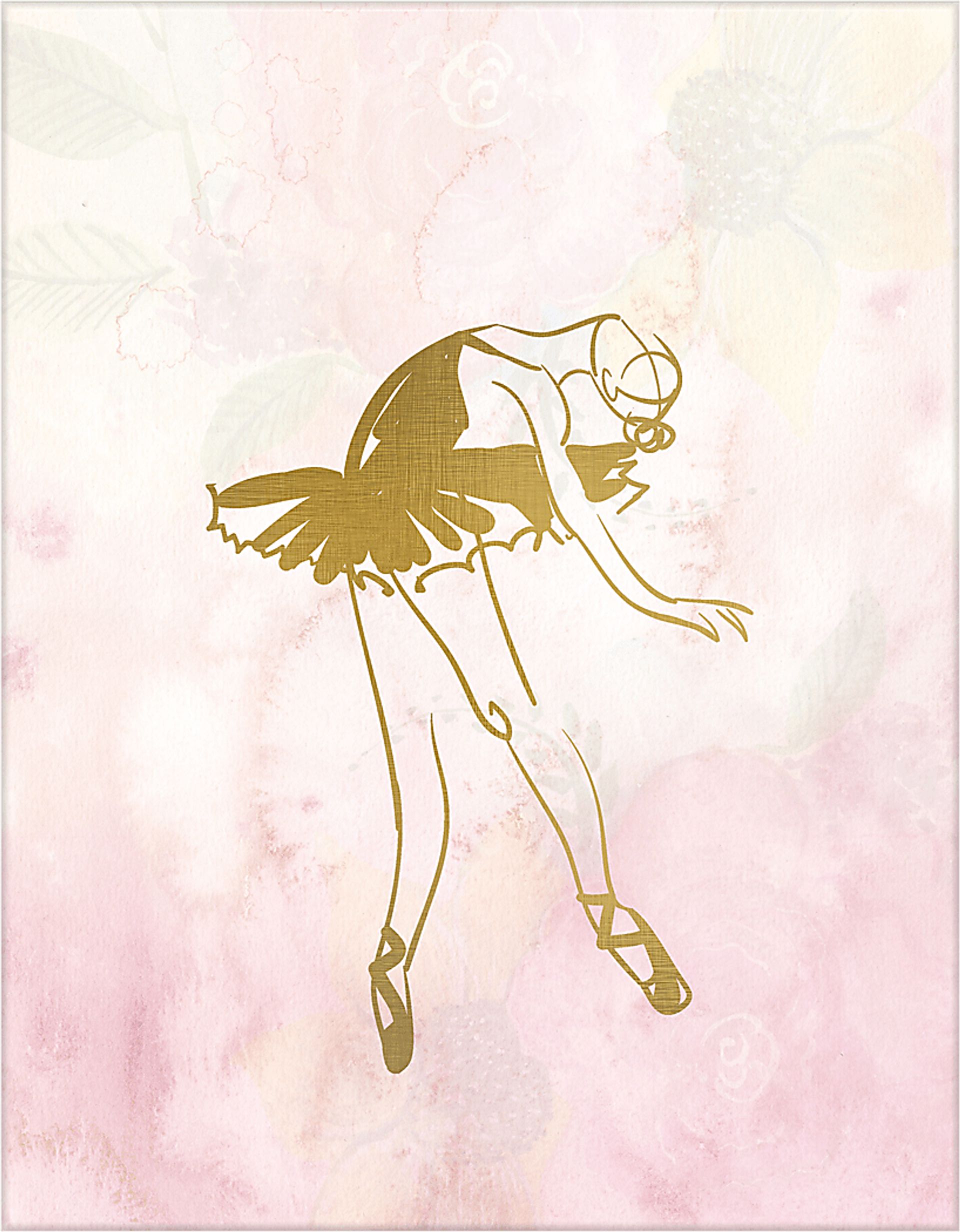 Kids Ballerina Ballet Pose Part II Artwork - Image 1
