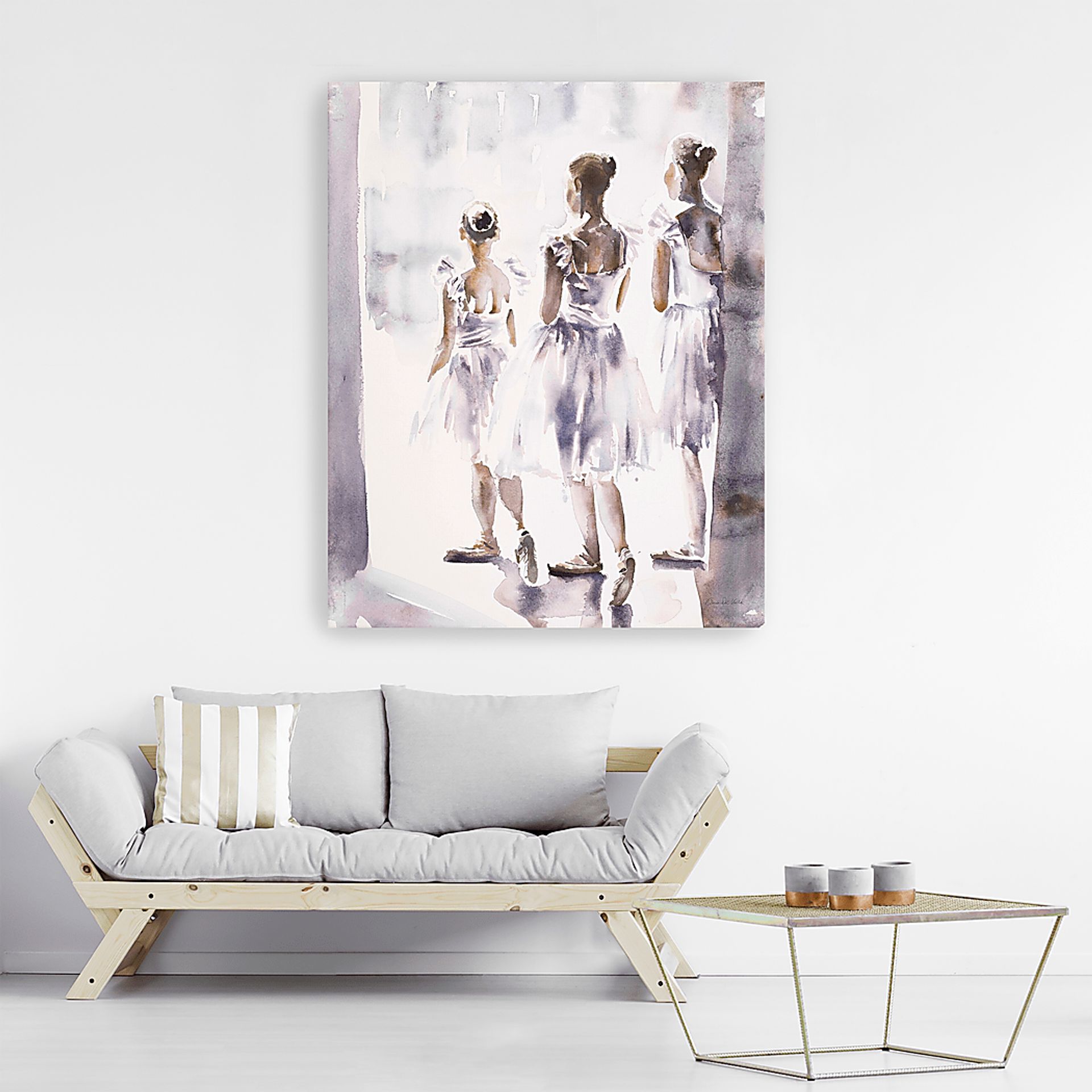 Kids Ballet Class White Artwork - Image 2