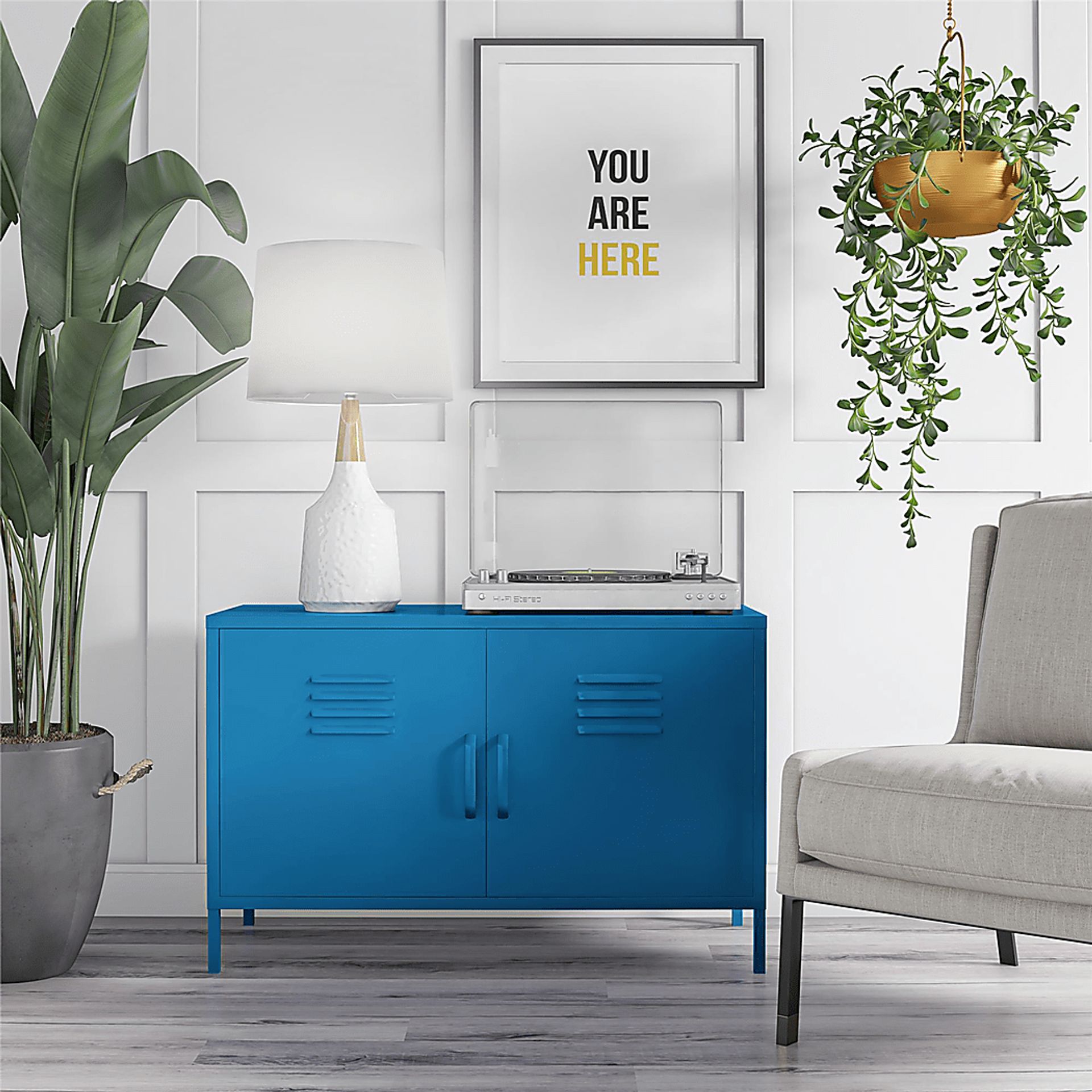 Kids Barhill Blue Storage Locker - Image 6