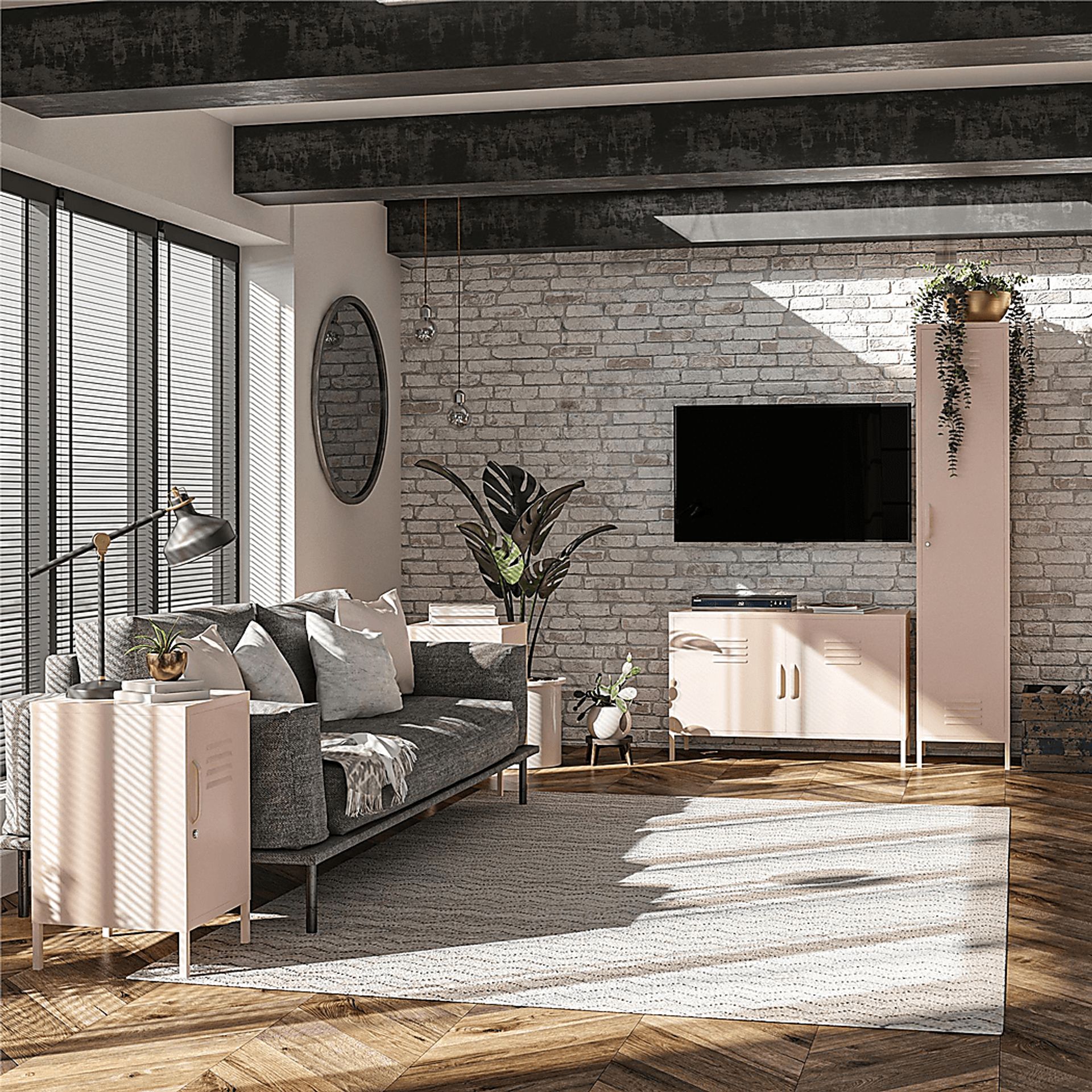 Kids Barhill Pink Storage Locker - Image 8