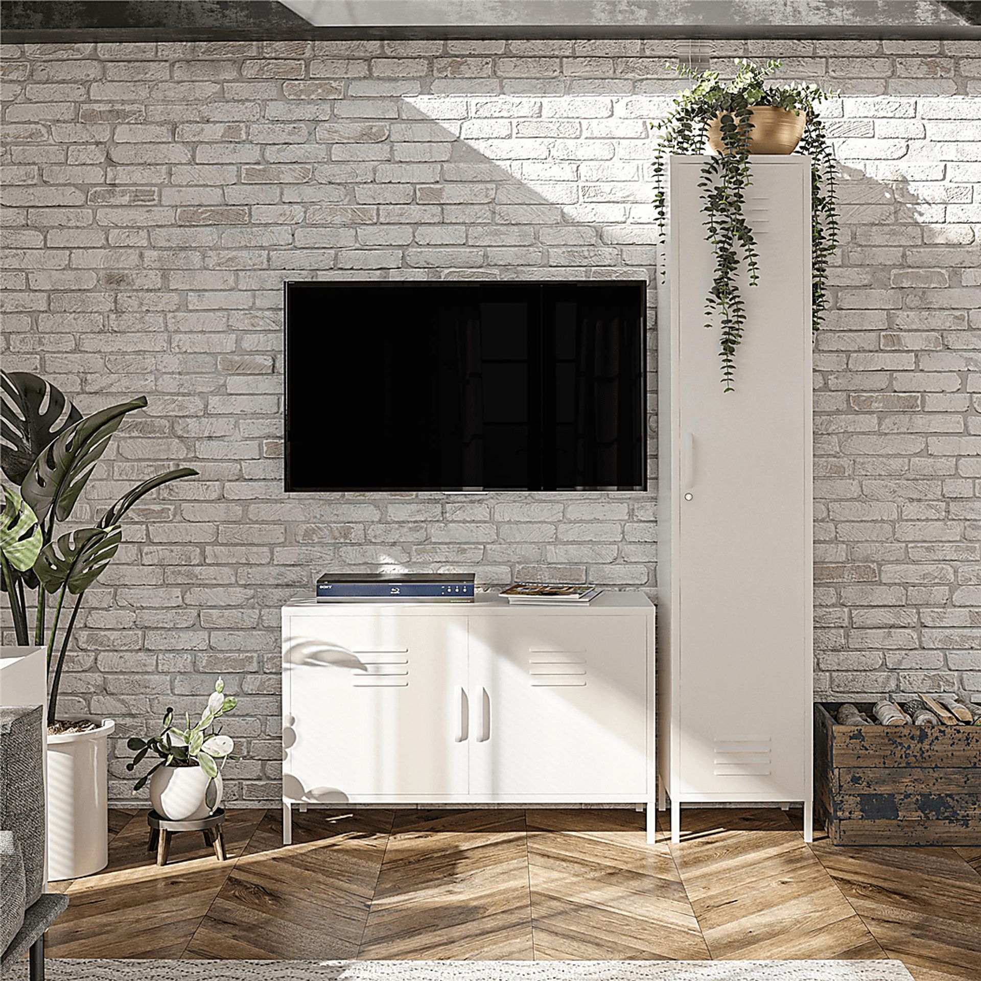 Kids Barhill White Storage Locker - Image 6