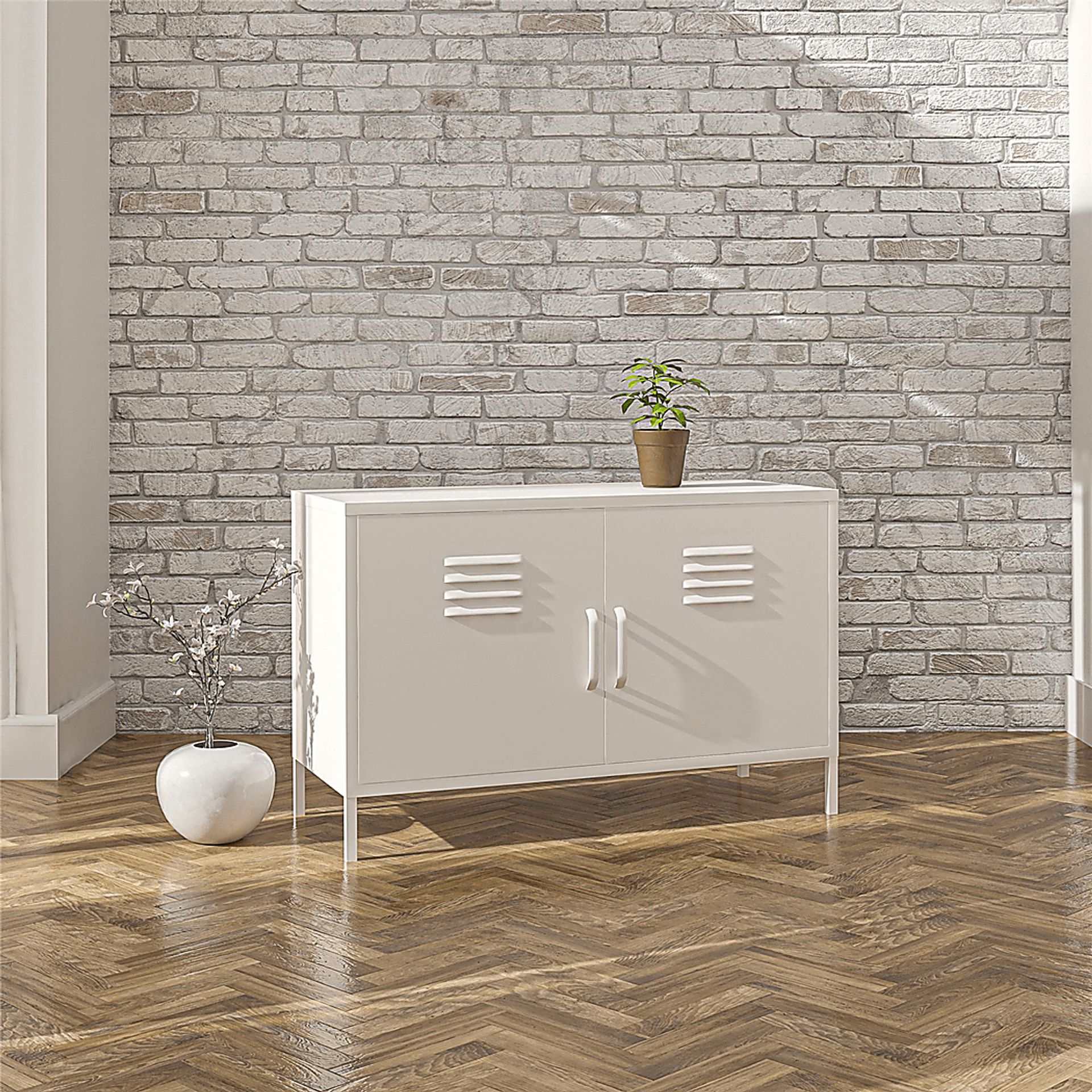 Kids Barhill White Storage Locker - Image 8
