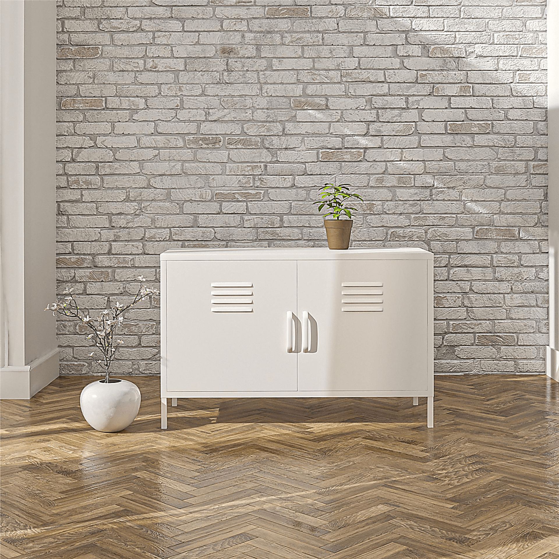 Kids Barhill White Storage Locker - Image 9
