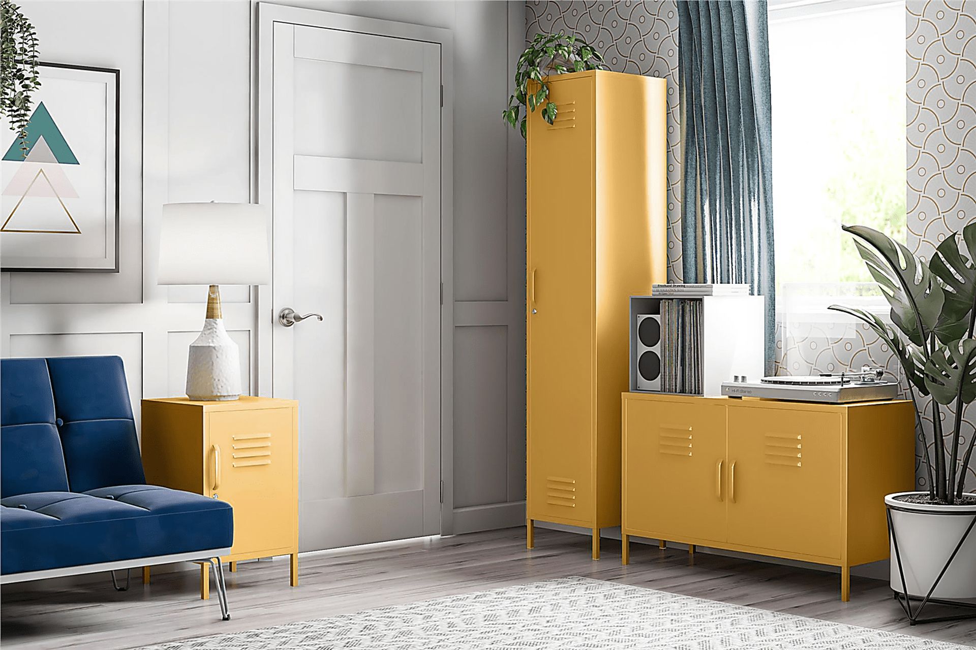 Kids Barhill Yellow Storage Locker - Image 8