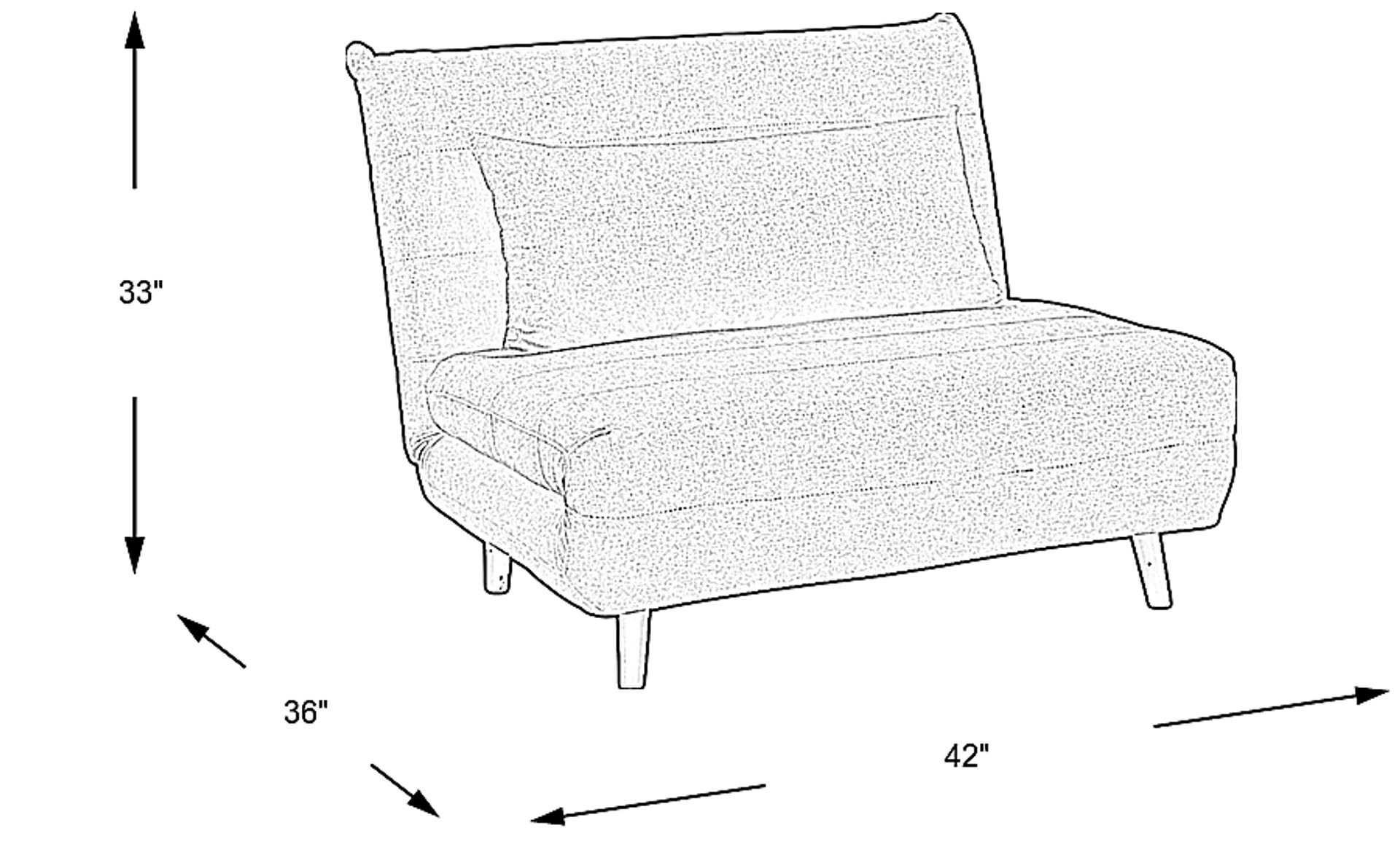 Dimension Image. Please refer to the Dimension Tab on this page for dimension details.
