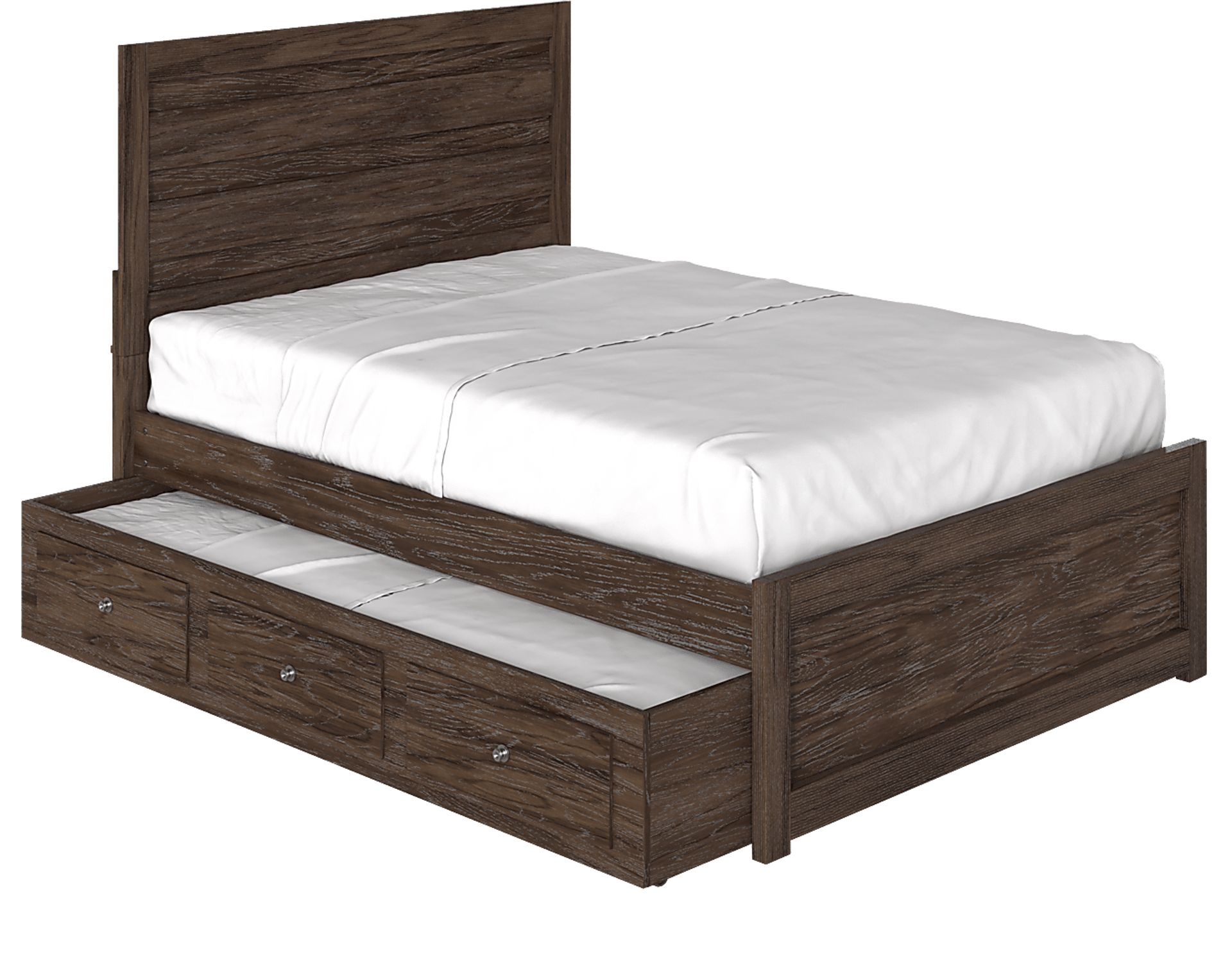 Kids Barringer Place Brown Cherry 3 Pc Full Panel Bed - Image 3